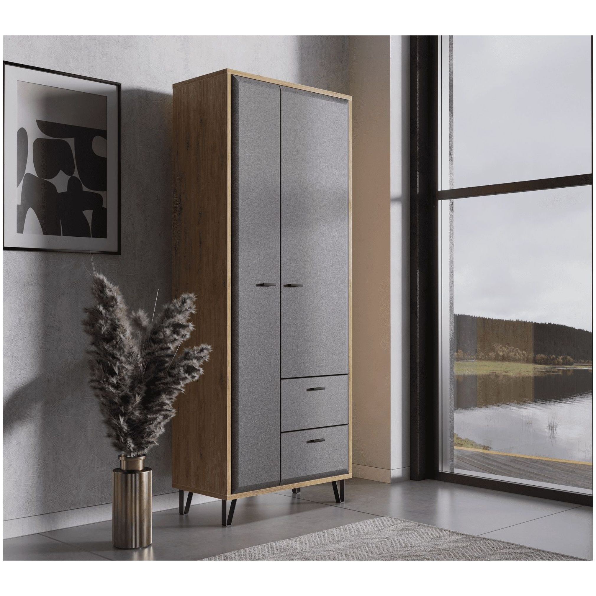 Картинка Грейс шкаф SZF2D2S интернет-магазин мебели FreeTime