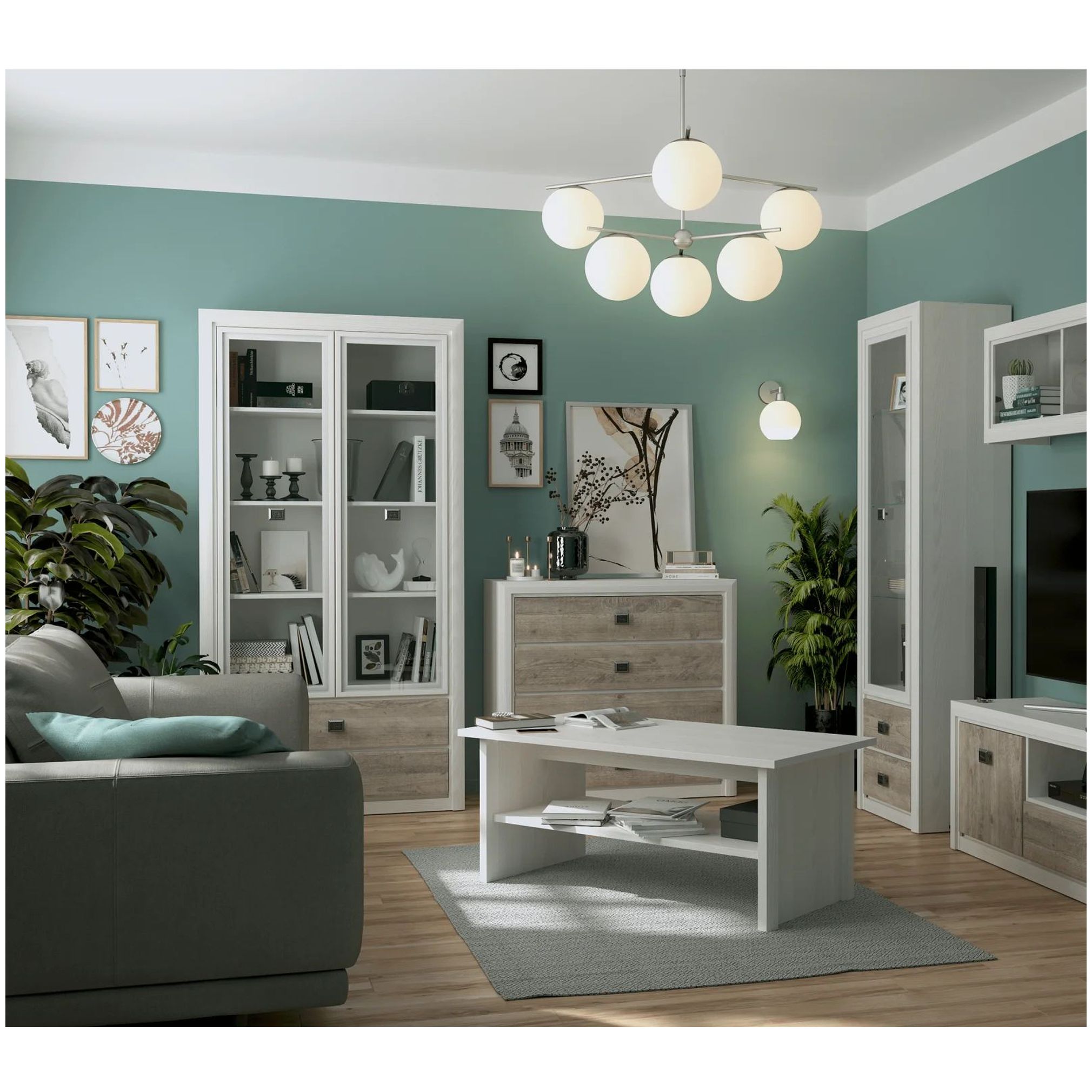 Картинка Коен стол журнальный LAW120 (Сосна) интернет-магазин мебели FreeTime