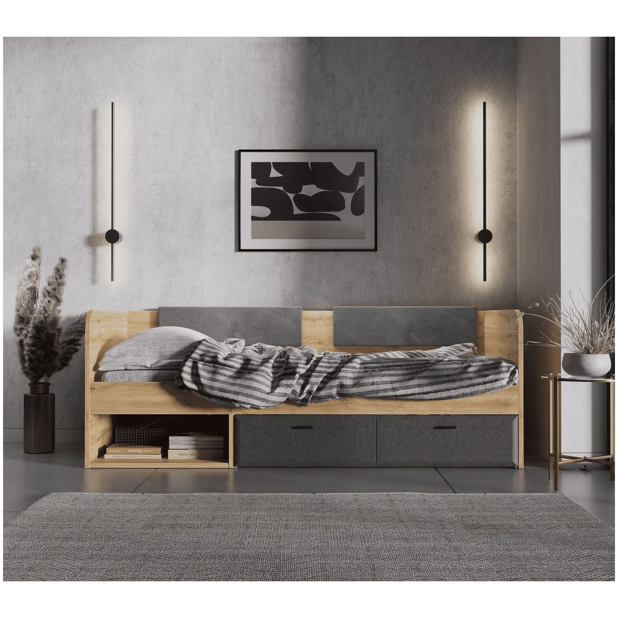 Картинка Грейс кровать LOZ90 интернет-магазин мебели FreeTime