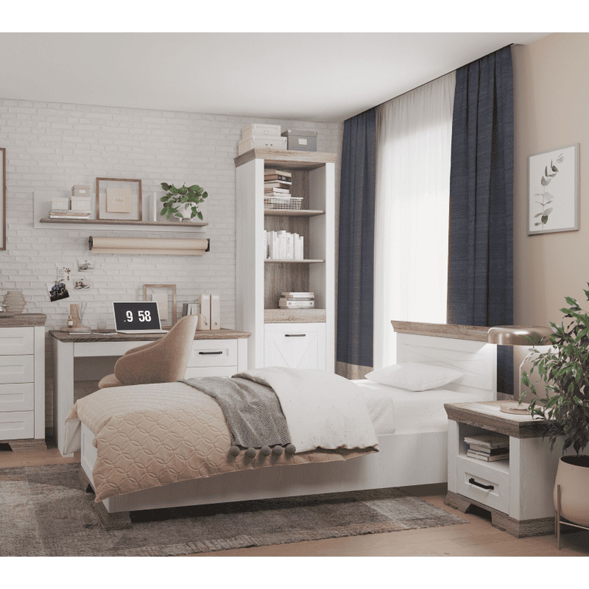 Картинка Марсель кровать LOZ90х200 интернет-магазин мебели FreeTime