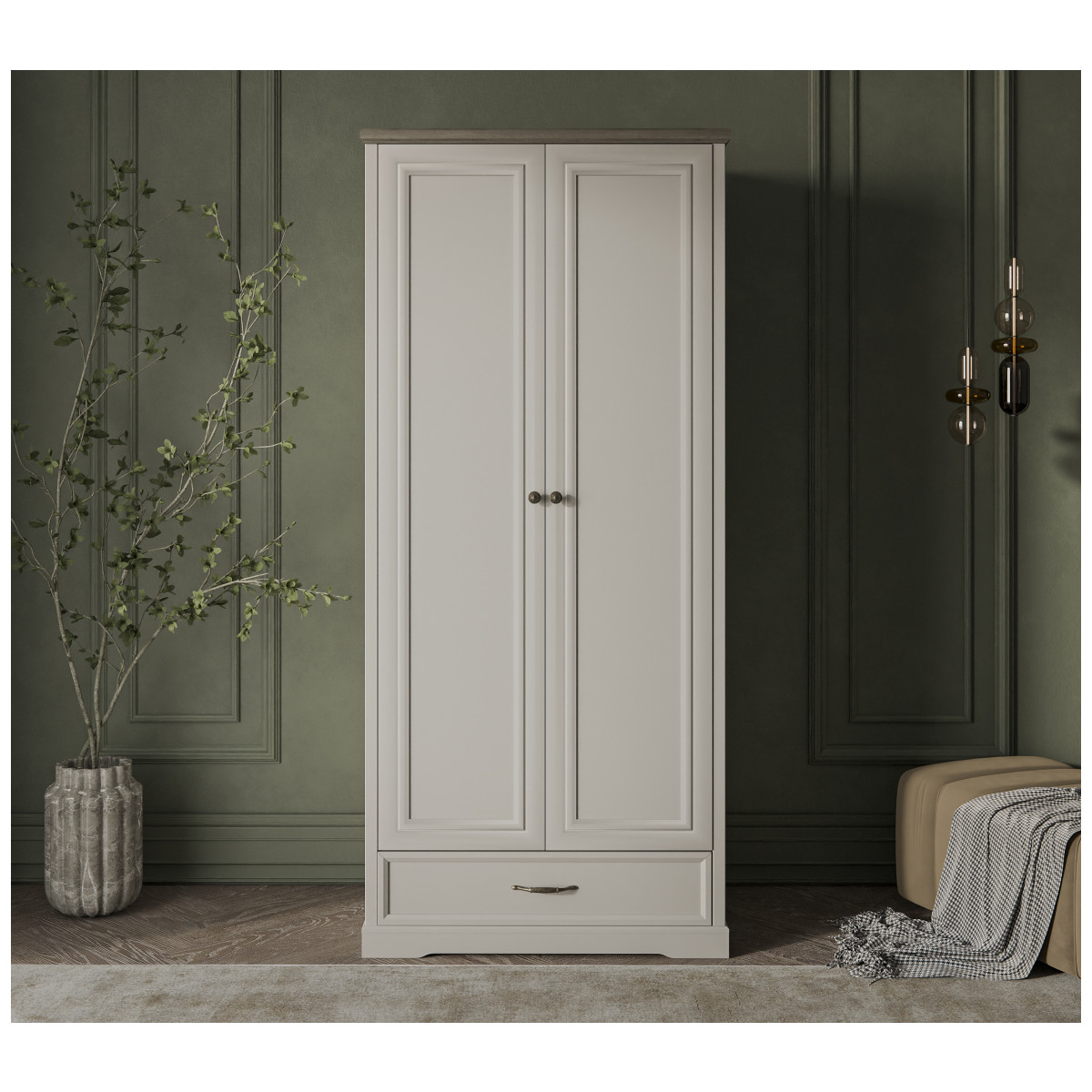 Картинка Тоскана Шкаф 2DG1S интернет-магазин мебели FreeTime