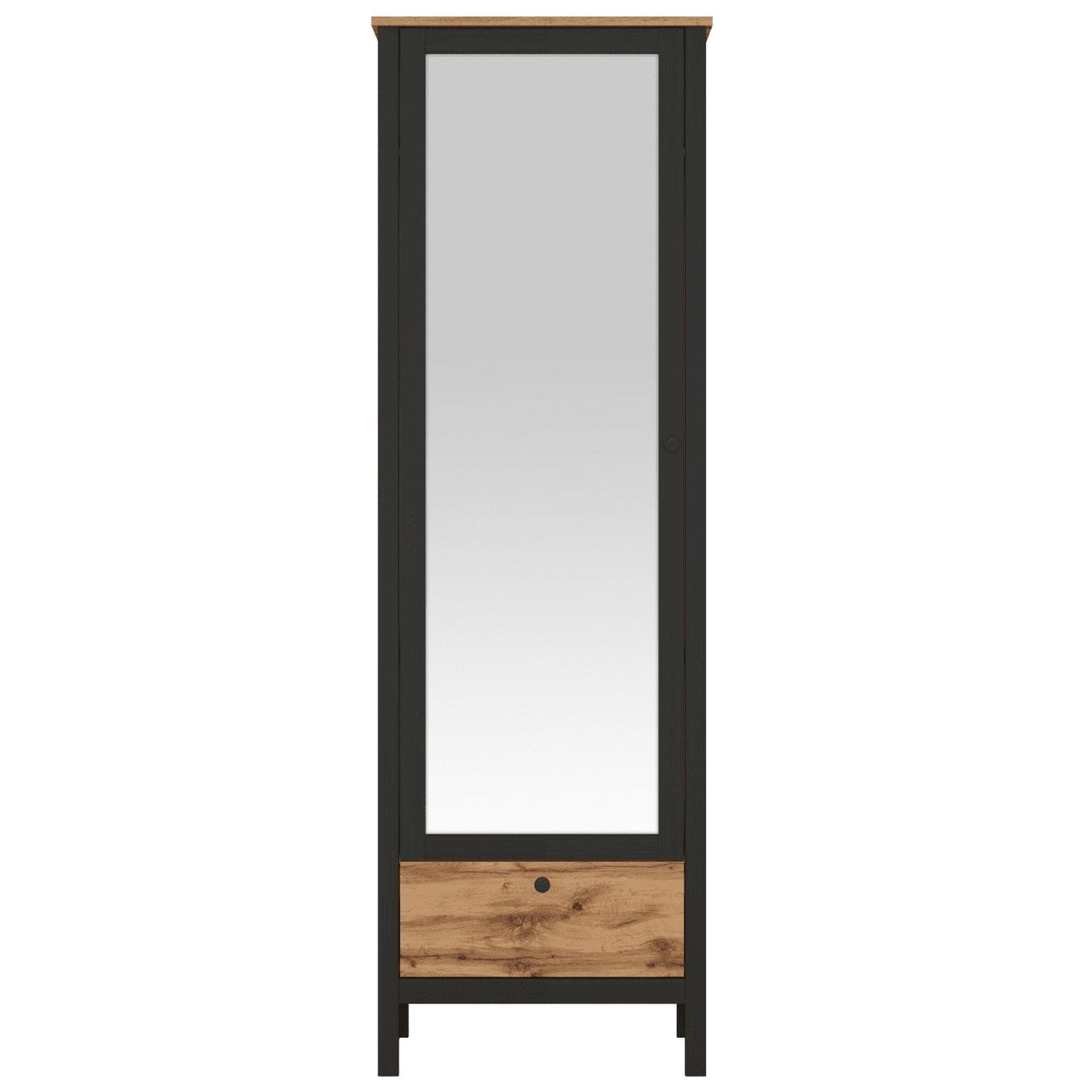 Картинка Лофт шкаф с зеркалом SZF1W1S/60 интернет-магазин мебели FreeTime