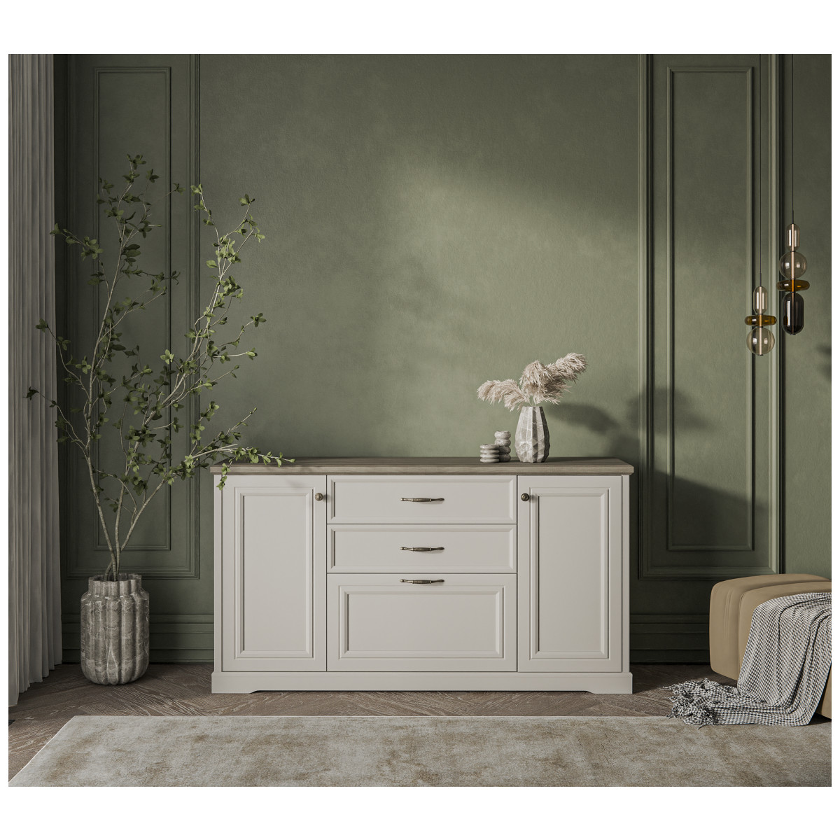 Картинка Тоскана Тумба 3D2S-1 интернет-магазин мебели FreeTime