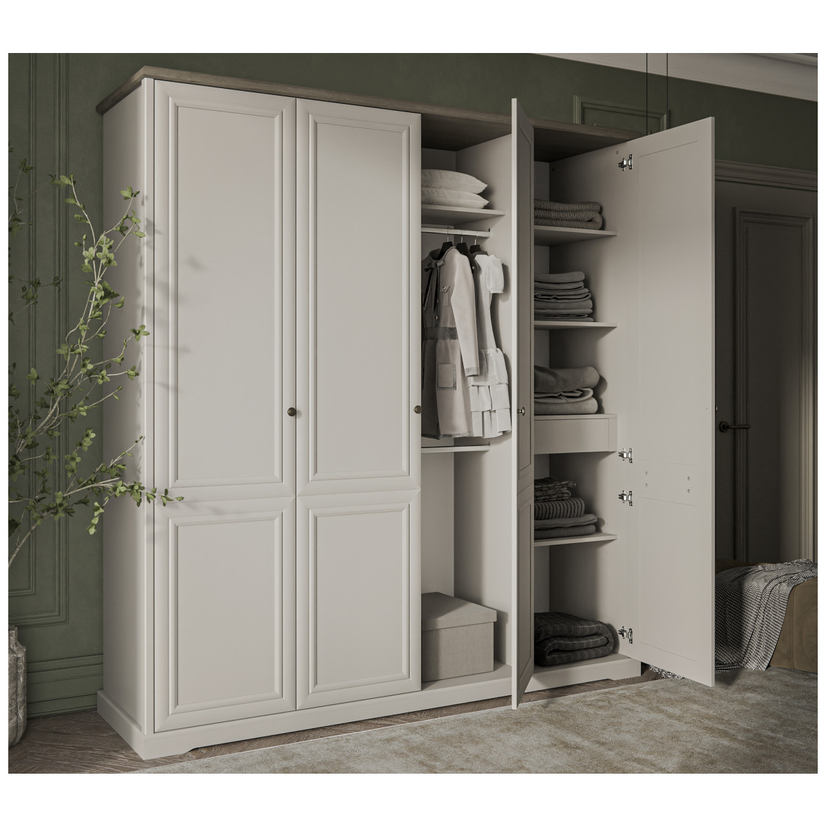 Картинка Тоскана Шкаф 4DG интернет-магазин мебели FreeTime