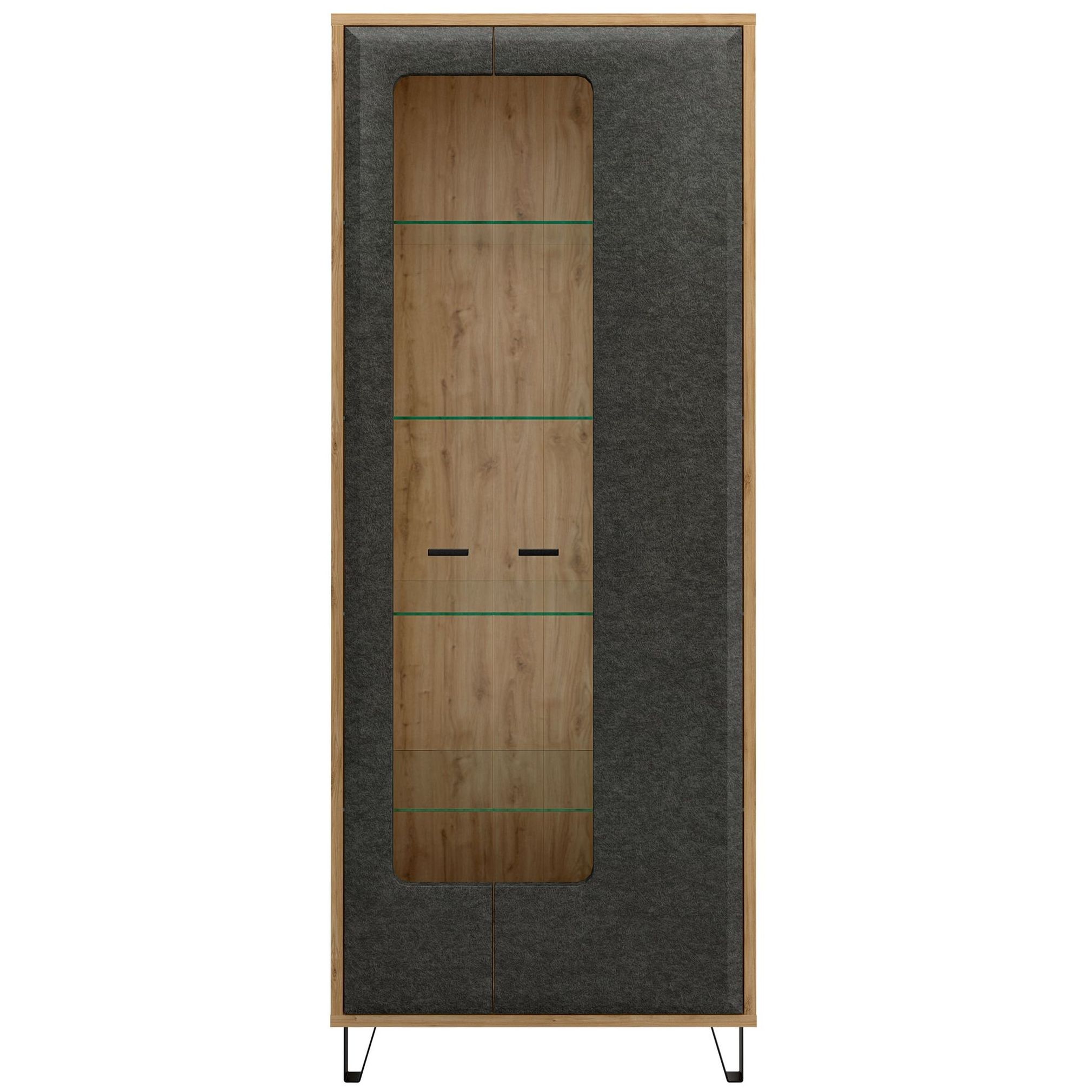 Картинка Грейс шкаф-витрина REG2W интернет-магазин мебели FreeTime