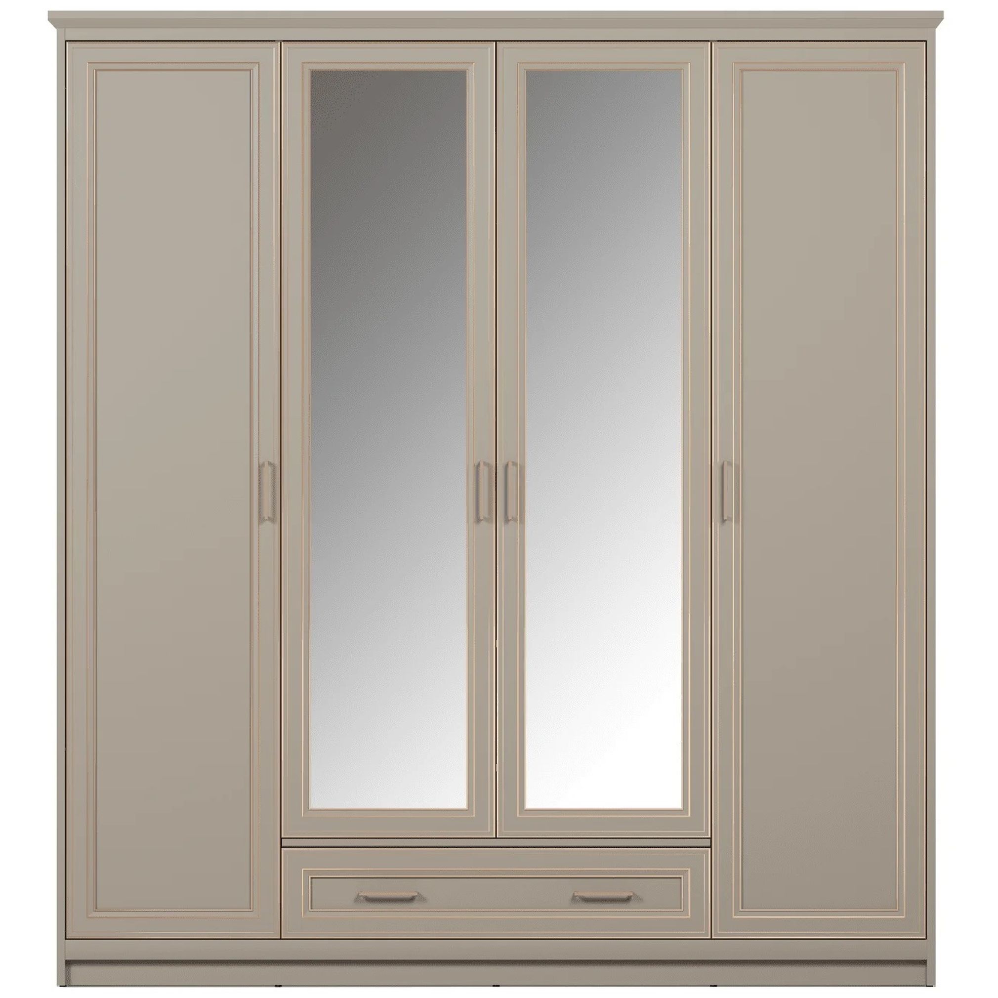 Картинка Классик шкаф с зерклом SZF2D2L1S интернет-магазин мебели FreeTime