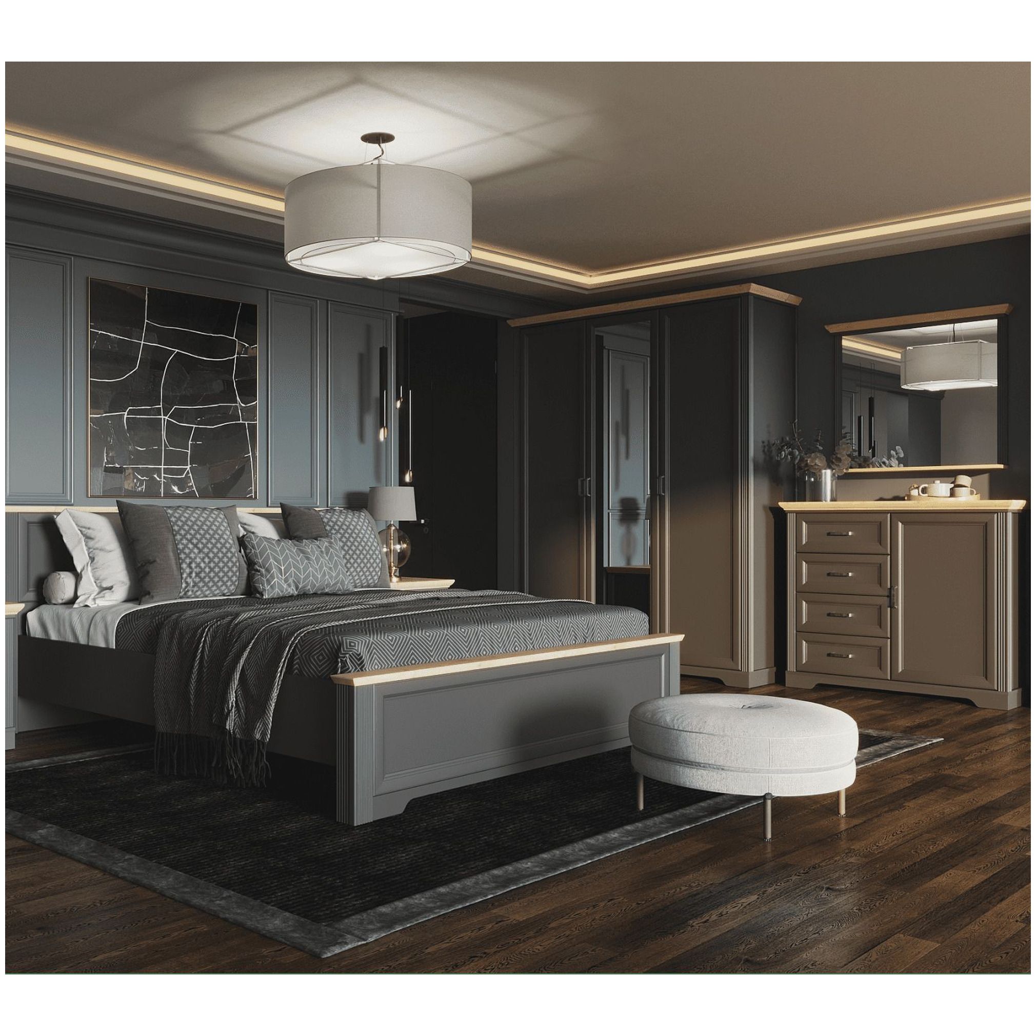 Картинка Жасмин кровать LOZ160х200 интернет-магазин мебели FreeTime