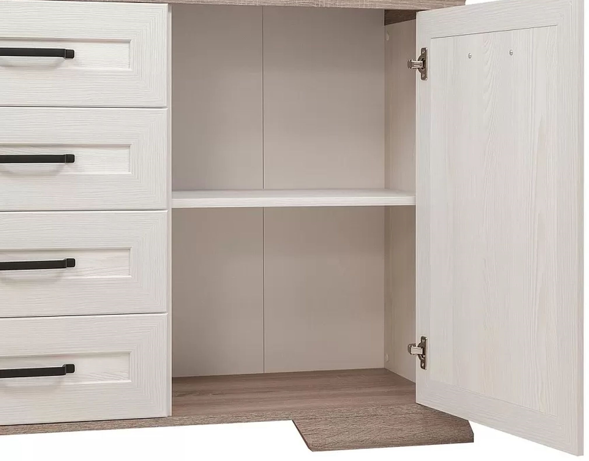 Картинка Марсель шкаф-витрина REG2W1D4S интернет-магазин мебели FreeTime