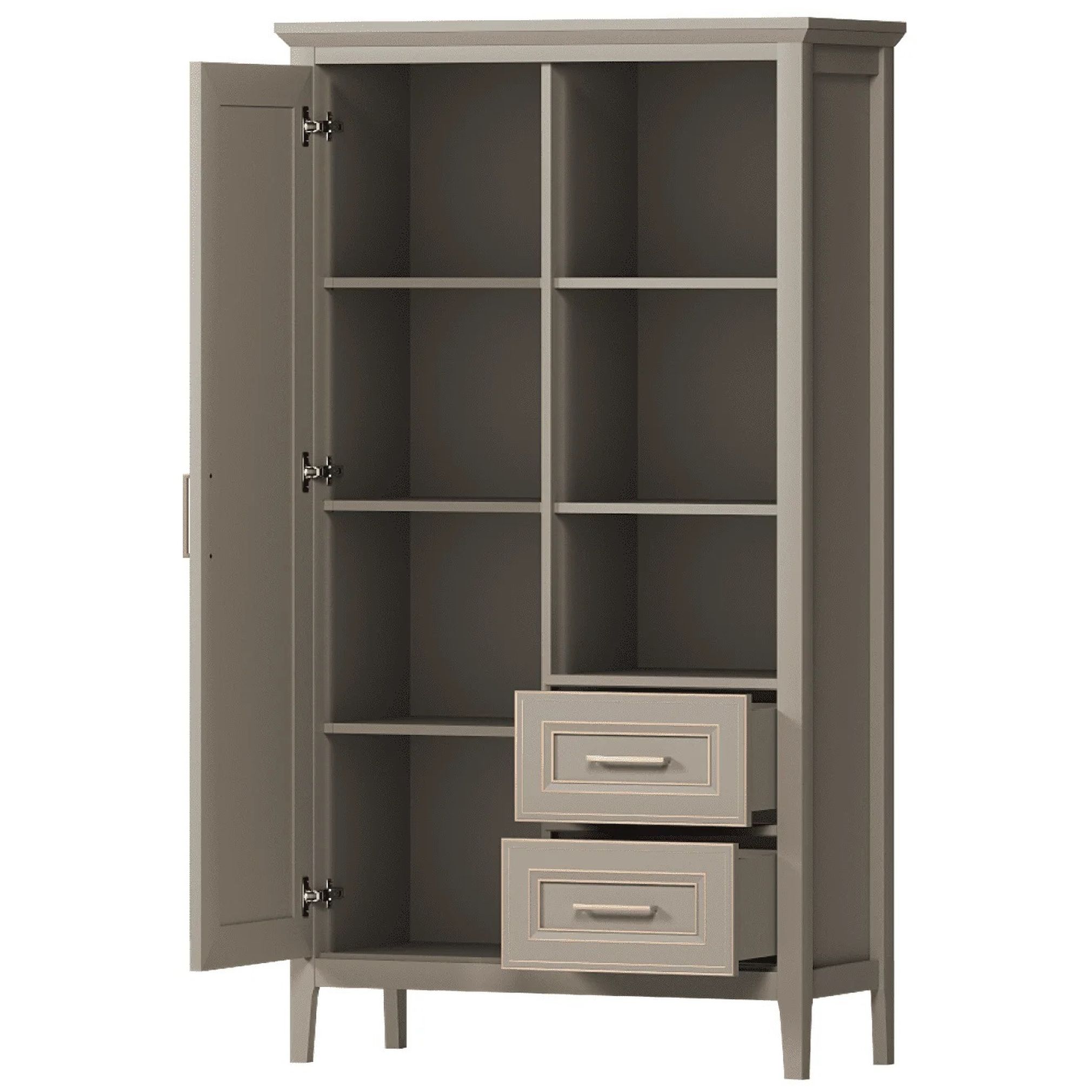 Картинка Классик шкаф-пенал REG1D2S интернет-магазин мебели FreeTime