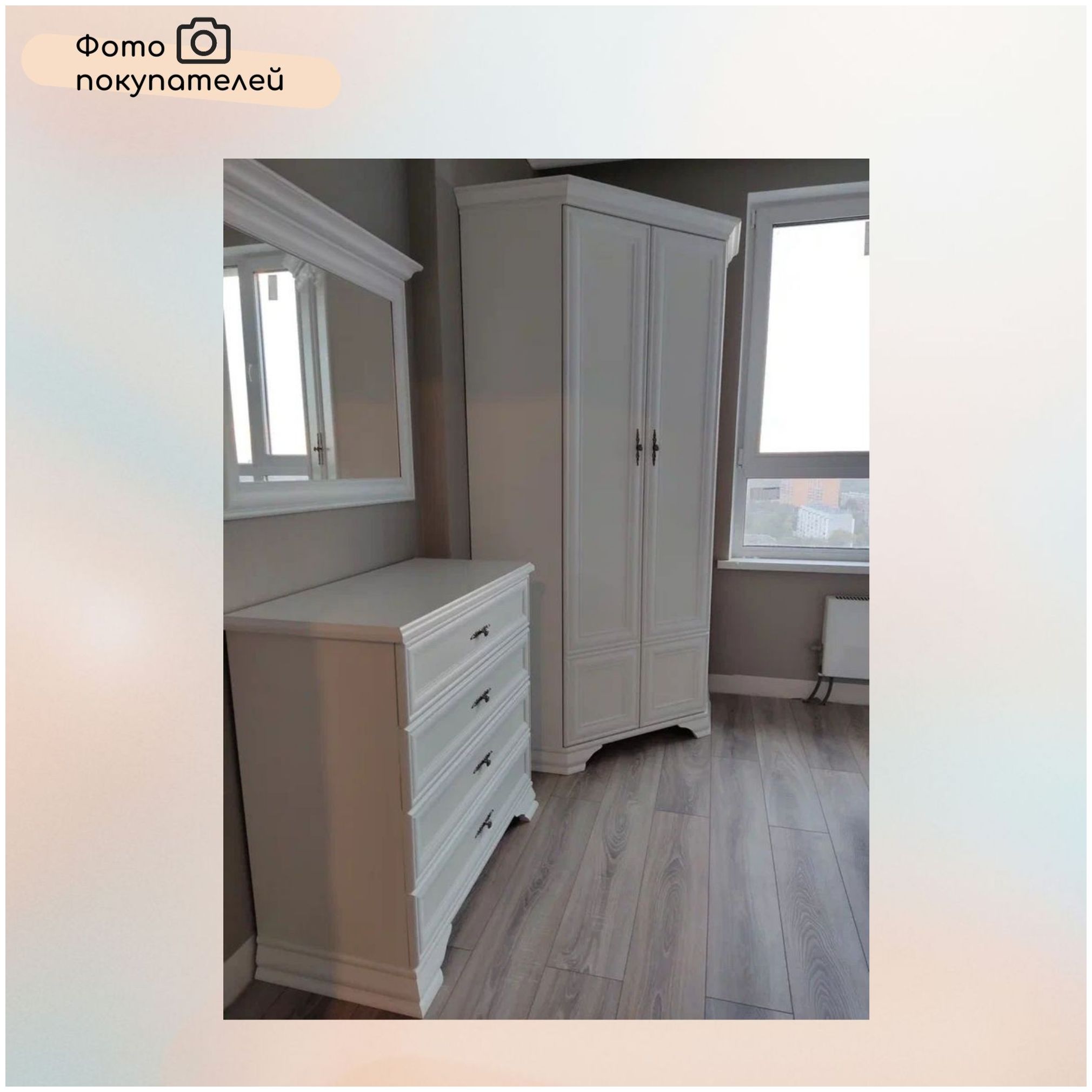 Картинка Кентаки шкаф угловой SZFN2D (Белый) интернет-магазин мебели FreeTime