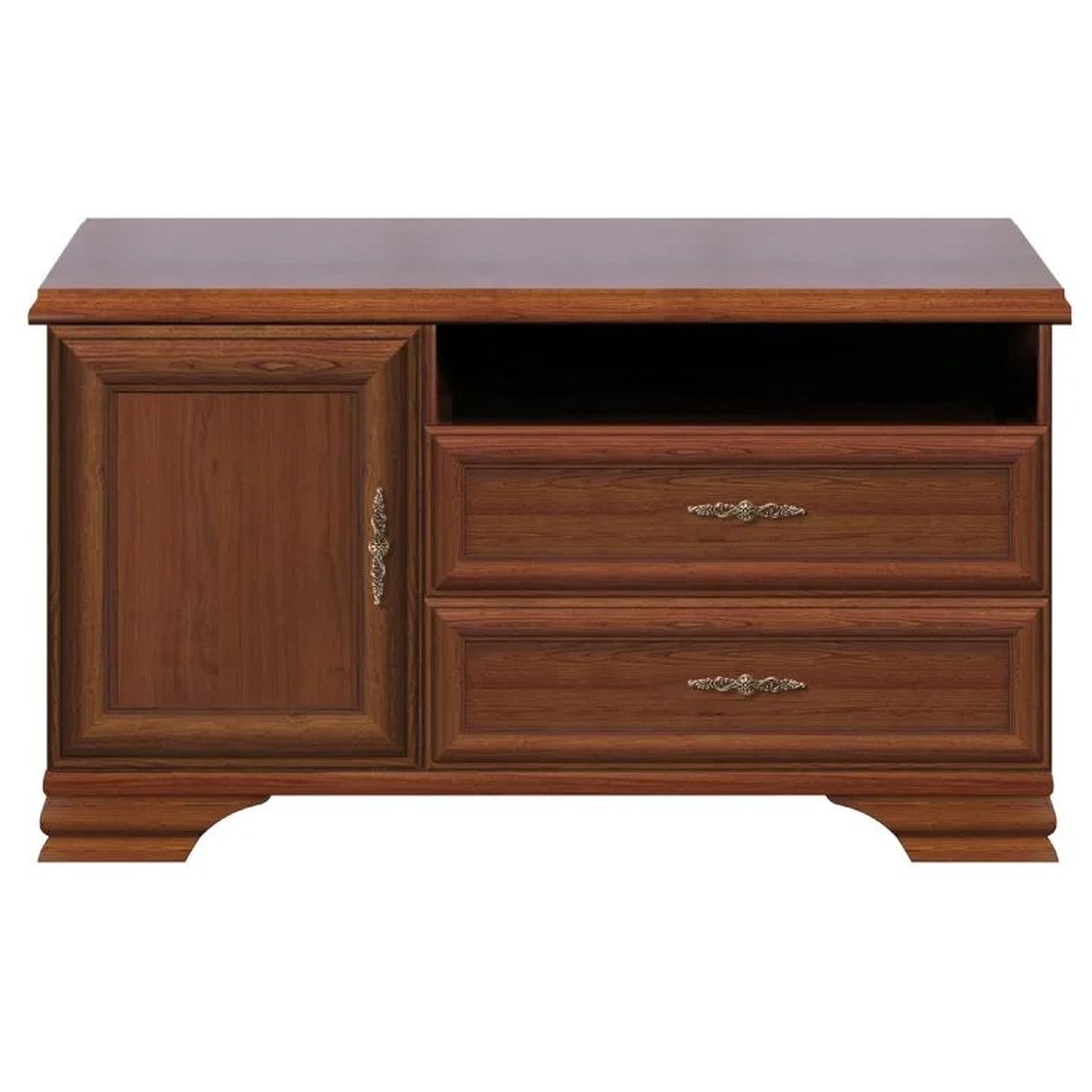 Картинка Кентаки ТВ тумба RTV1D2S (Каштан) интернет-магазин мебели FreeTime