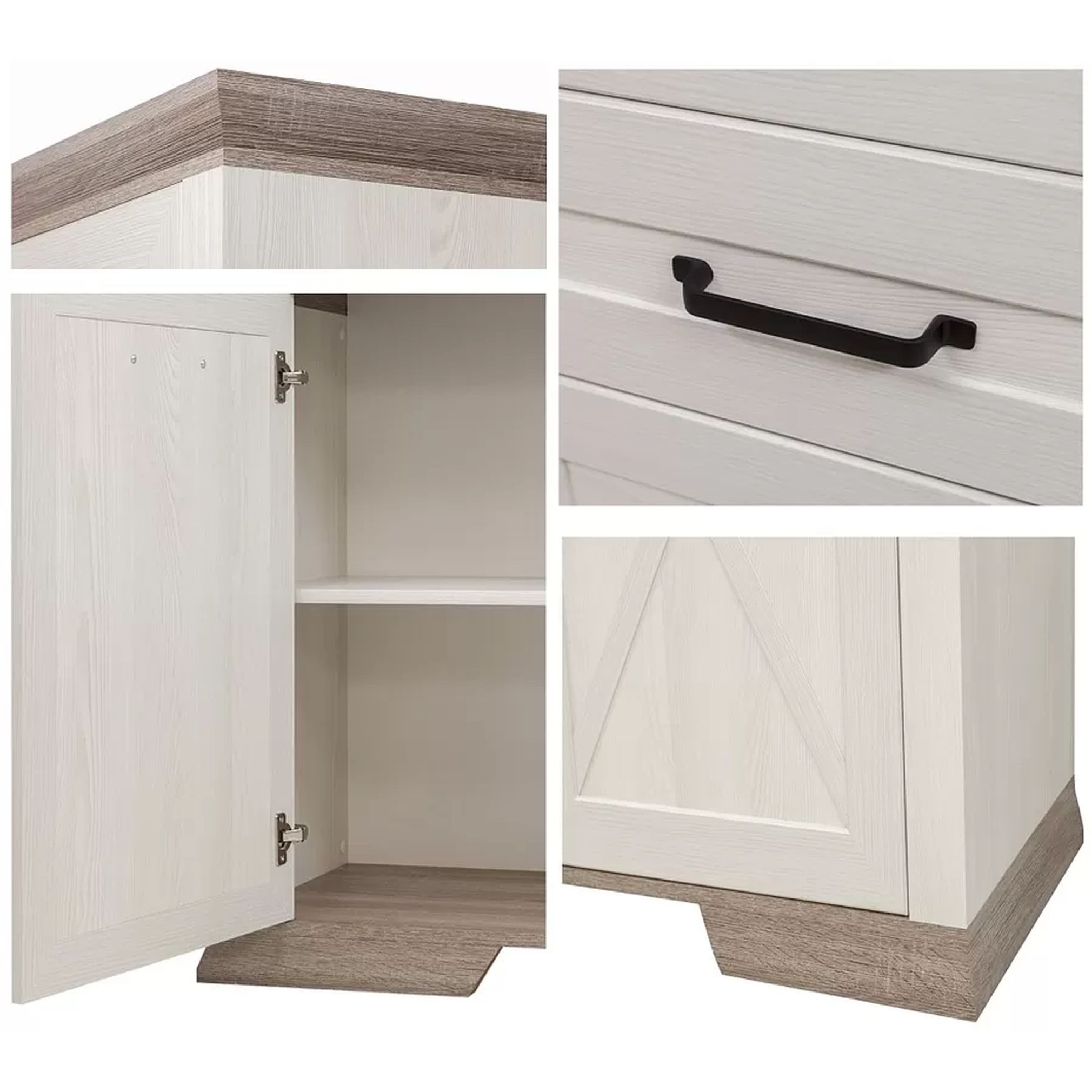 Картинка Марсель шкаф-пенал левый REG1DL интернет-магазин мебели FreeTime