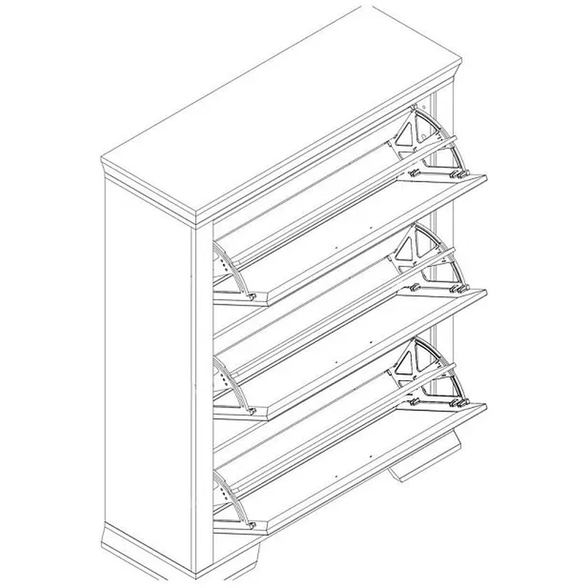 Картинка Марсель тумба для обуви SFB3B интернет-магазин мебели FreeTime