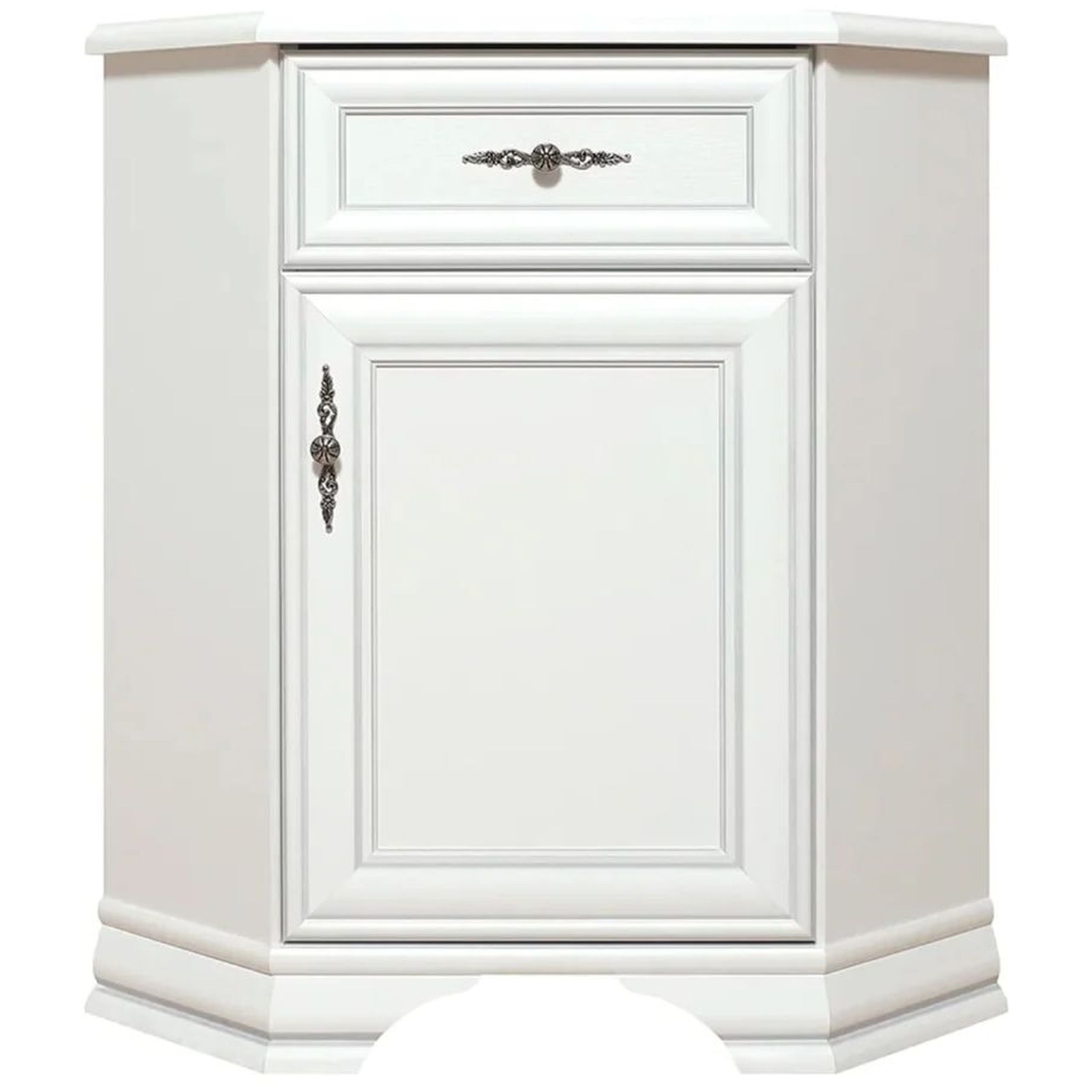 Картинка Кентаки тумба правая KOMN1D1S/P (Белый) интернет-магазин мебели FreeTime