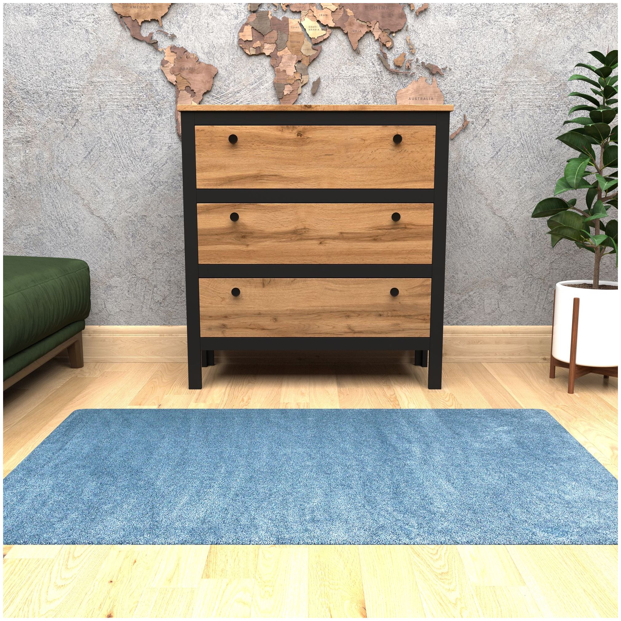 Картинка Лофт тумба KOM3S/90 интернет-магазин мебели FreeTime