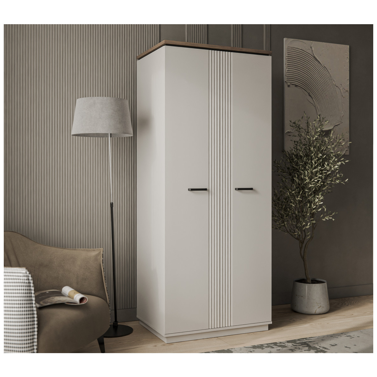 Картинка Винати Шкаф 2DG интернет-магазин мебели FreeTime