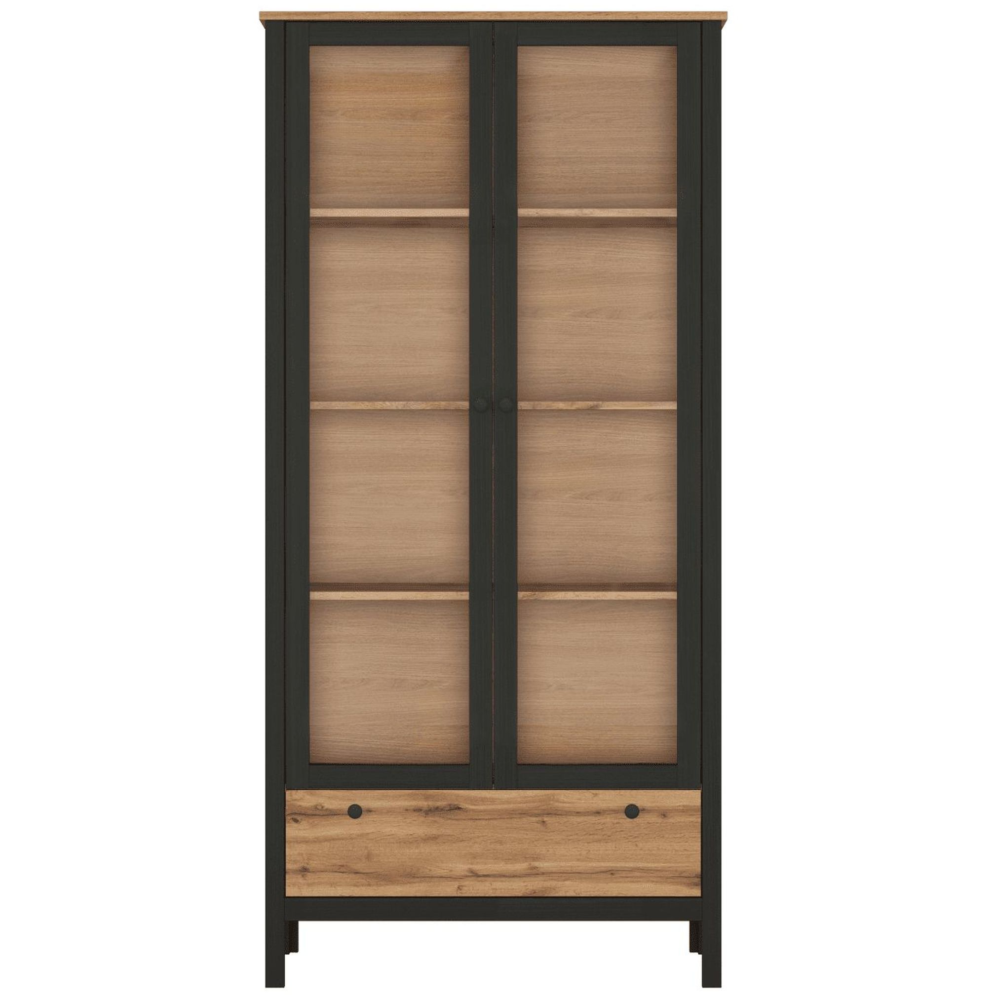 Картинка Лофт шкаф-витрина REG2W1S интернет-магазин мебели FreeTime