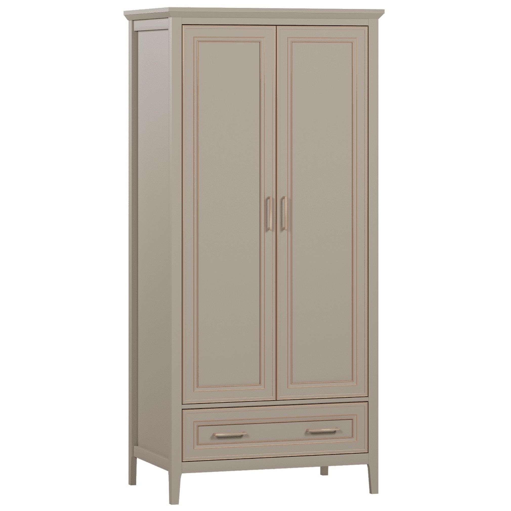 Картинка Классик шкаф SZF2D1S/95 интернет-магазин мебели FreeTime