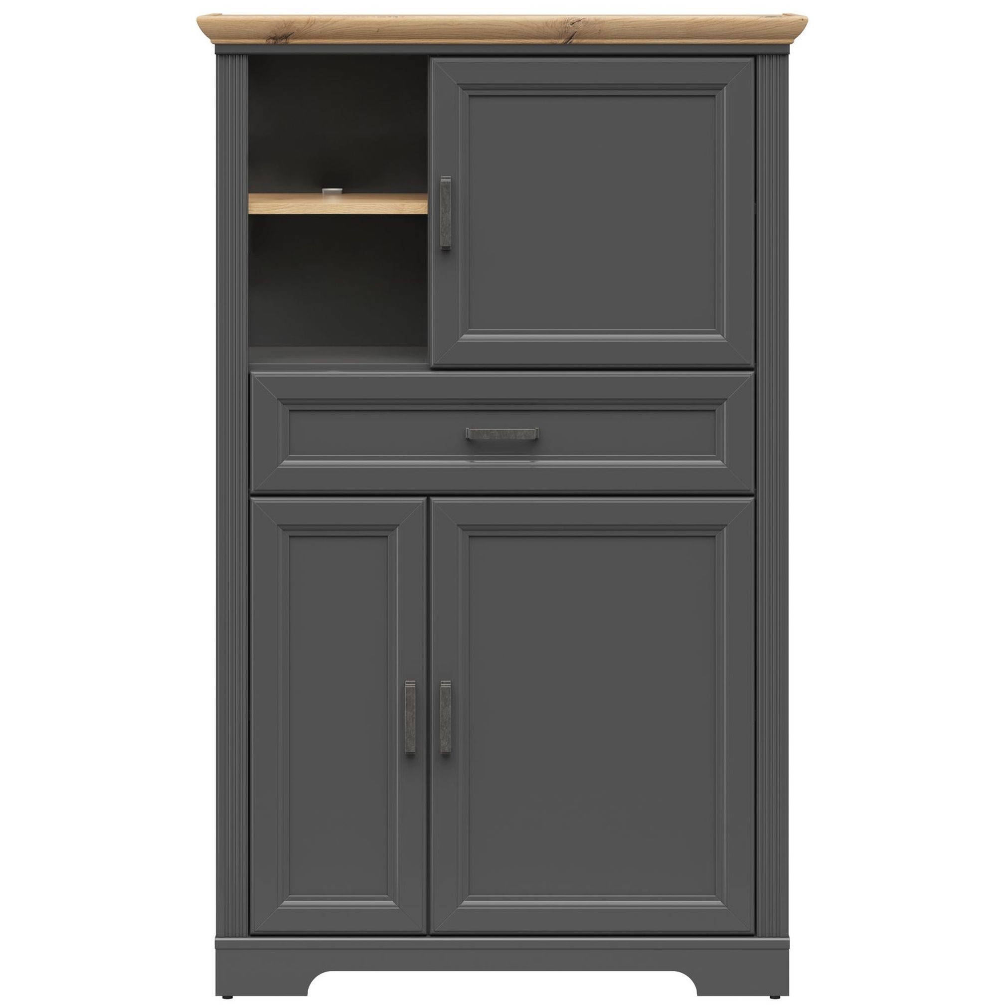 Картинка Жасмин шкаф-витрина REG3D1S интернет-магазин мебели FreeTime