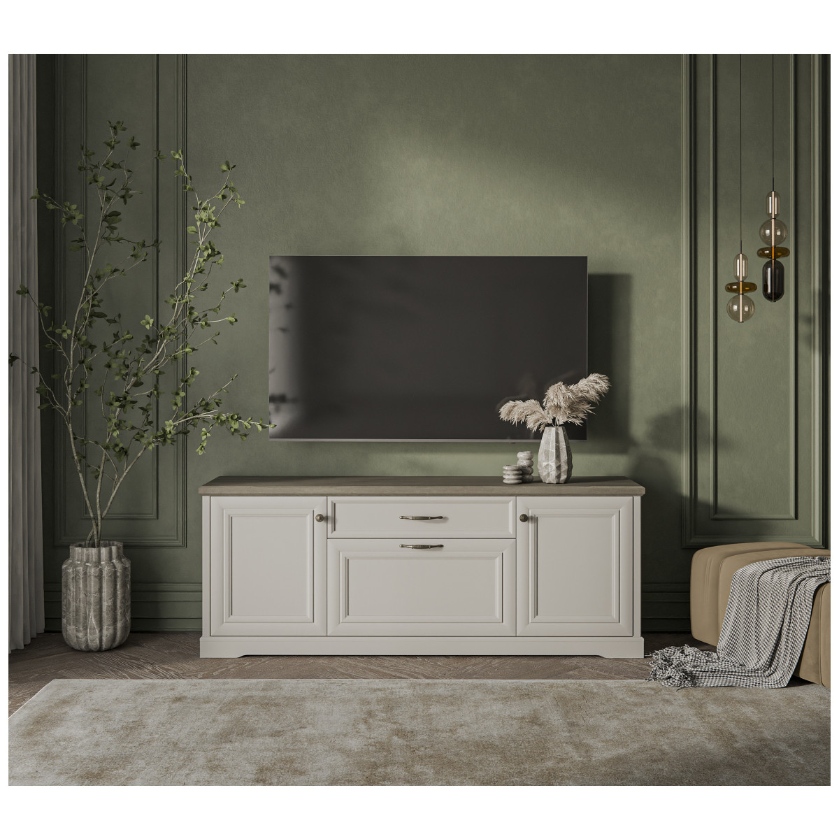 Картинка Тоскана Тумба ТВ RTV 3D1S интернет-магазин мебели FreeTime