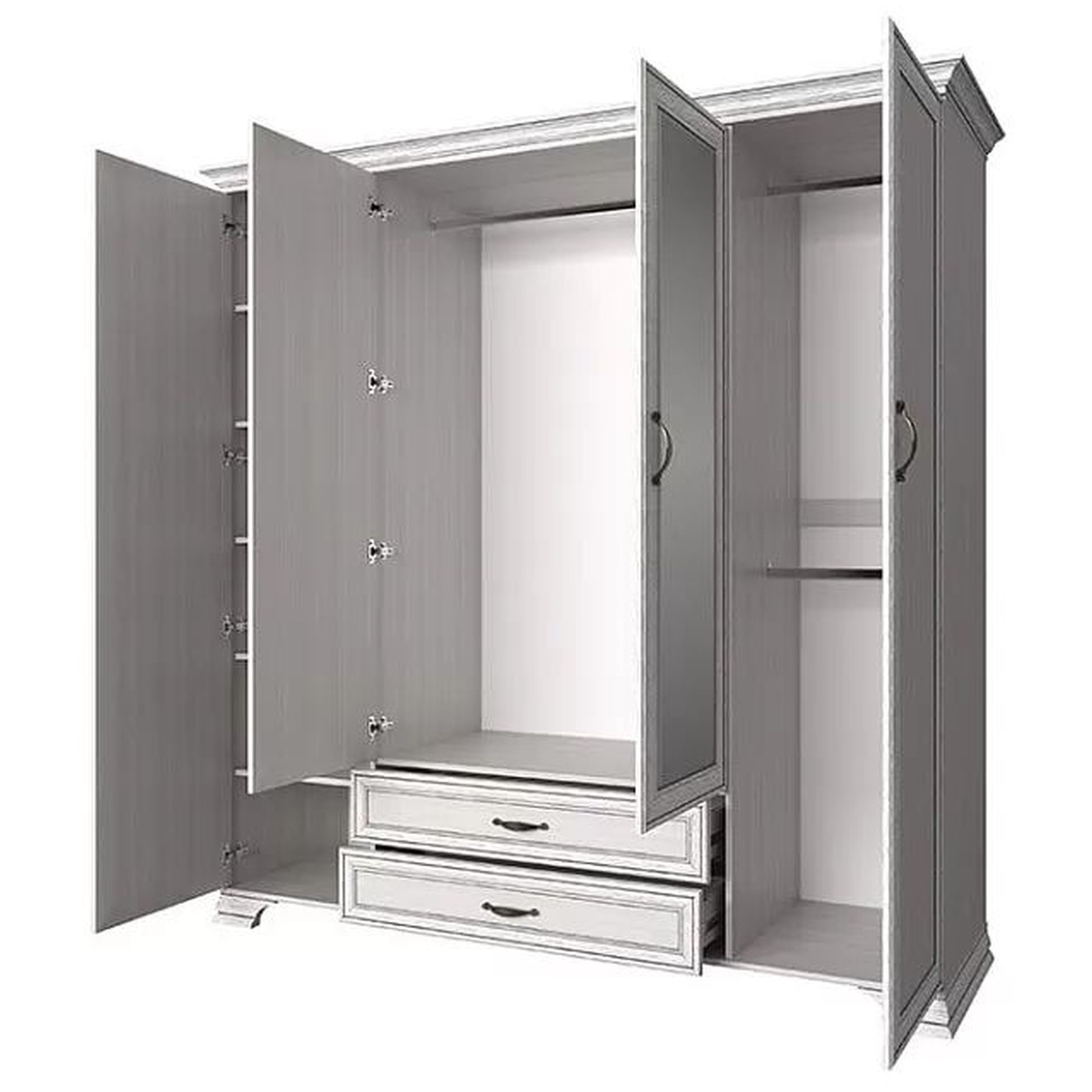 Картинка Тиффани Шкаф  зеркалом 4D2S Z интернет-магазин мебели FreeTime