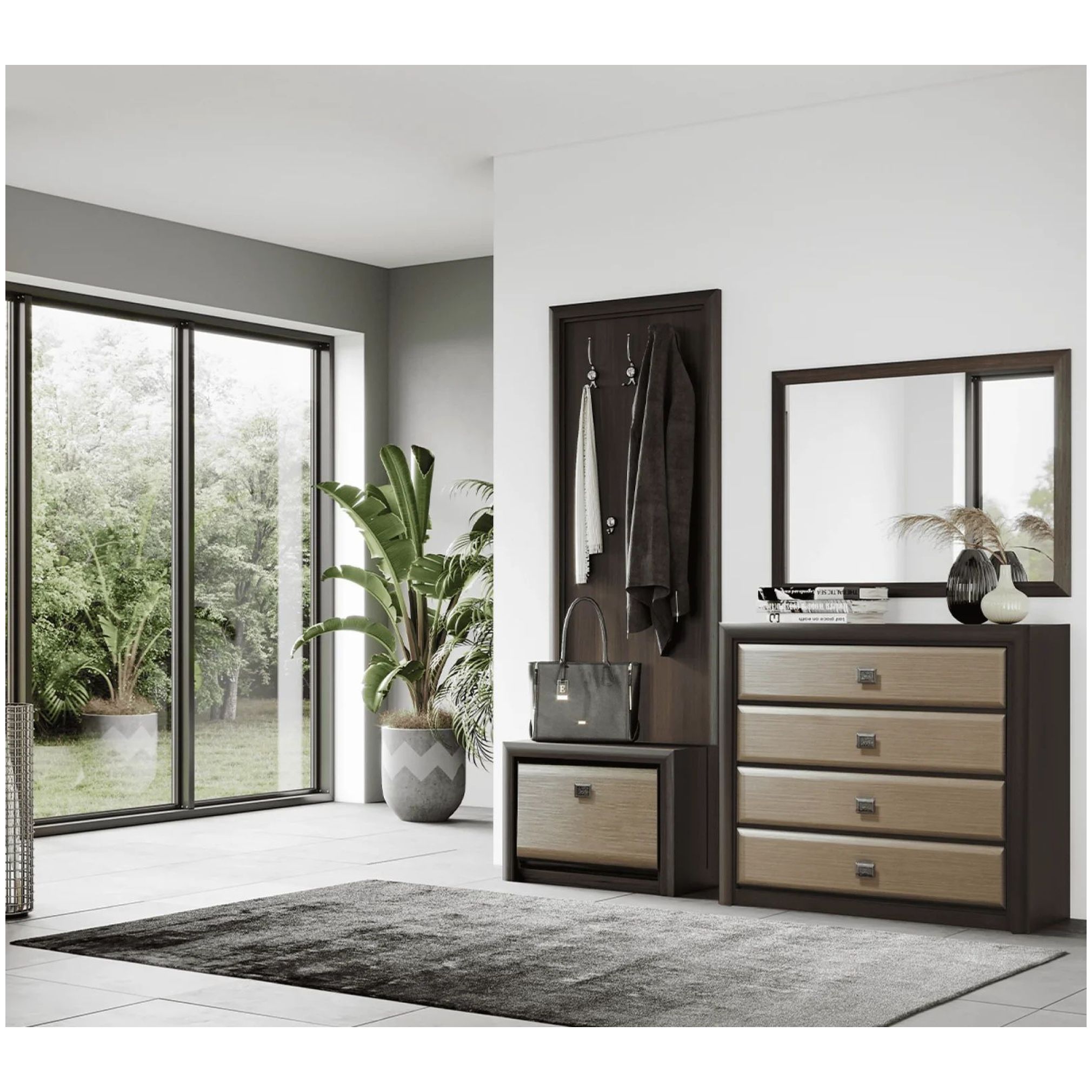 Картинка Коен вешалка WIE/70 (Венге/Штрокс) интернет-магазин мебели FreeTime