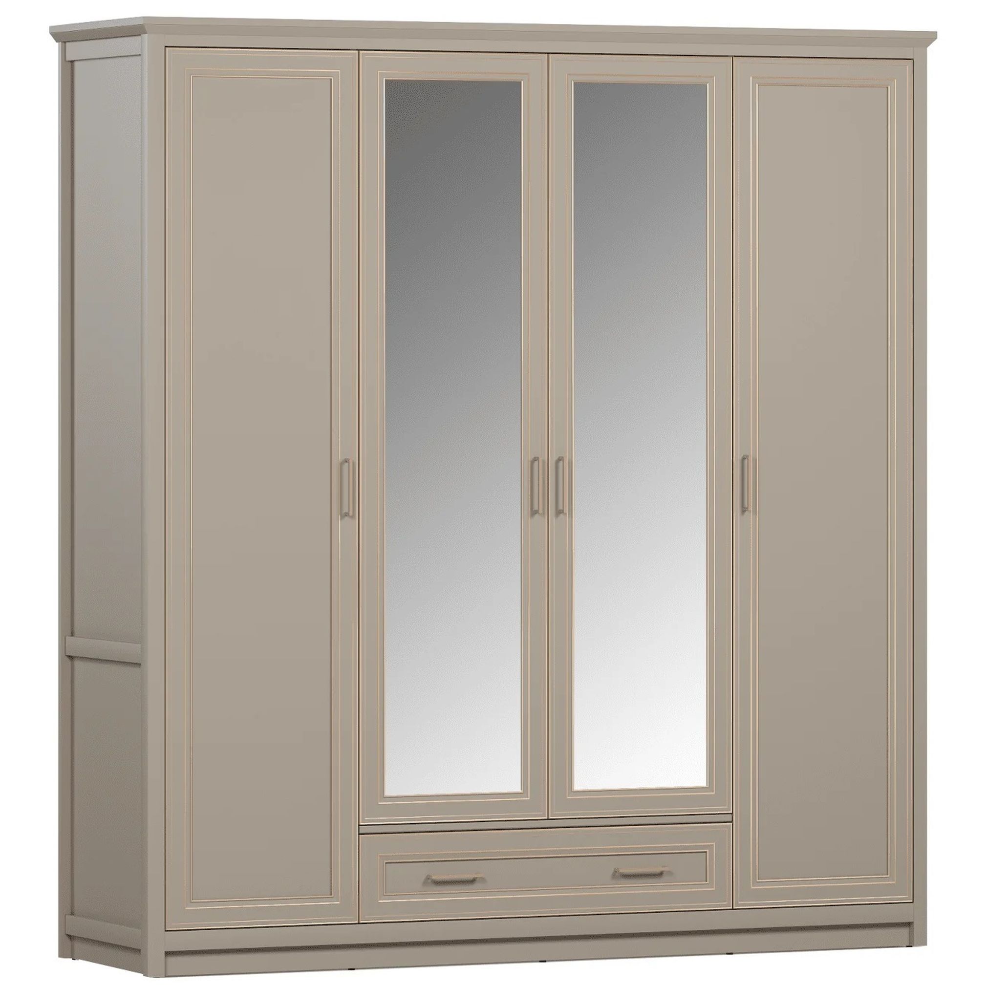 Картинка Классик шкаф с зерклом SZF2D2L1S интернет-магазин мебели FreeTime