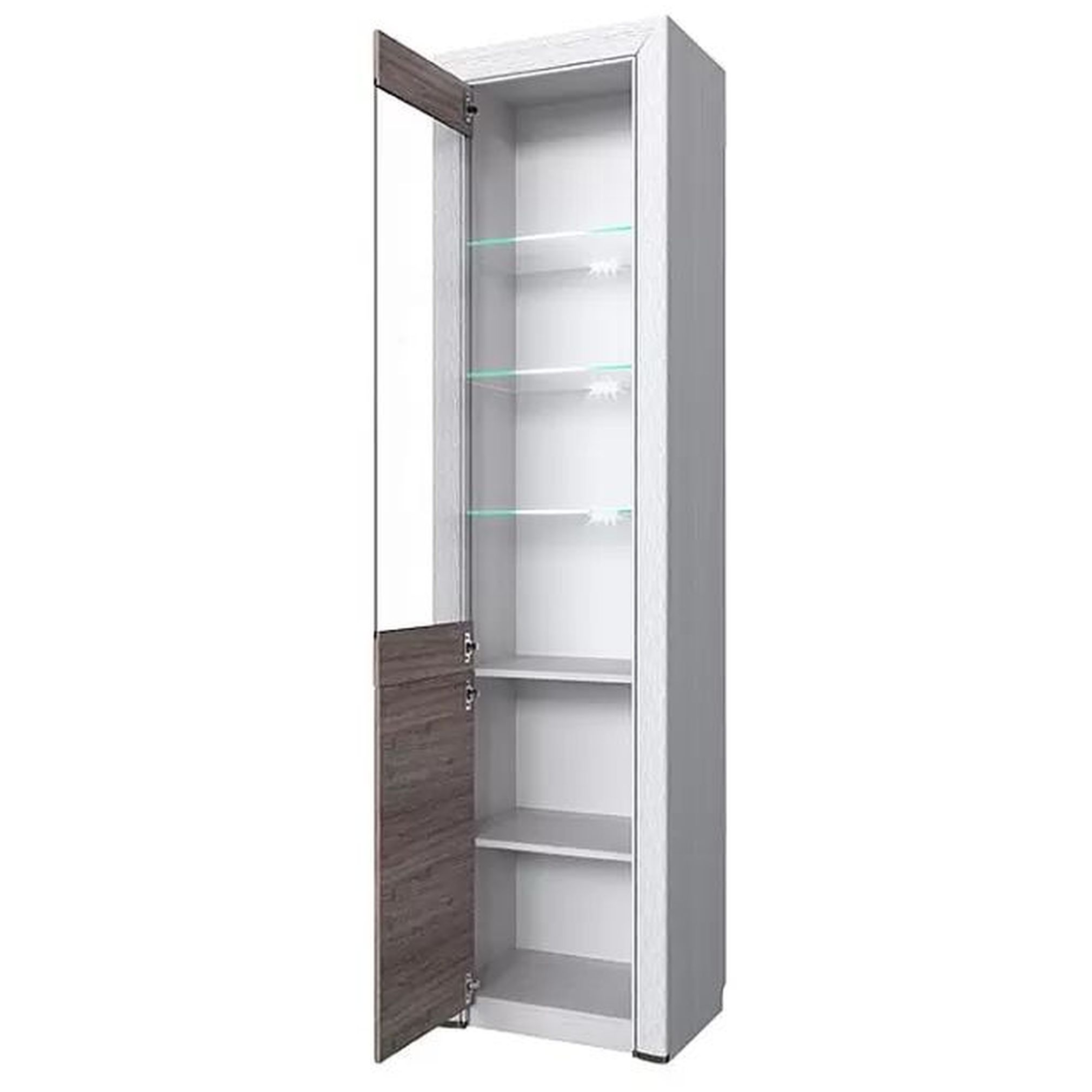 Картинка Оливия Шкаф-витрина 1V1D интернет-магазин мебели FreeTime