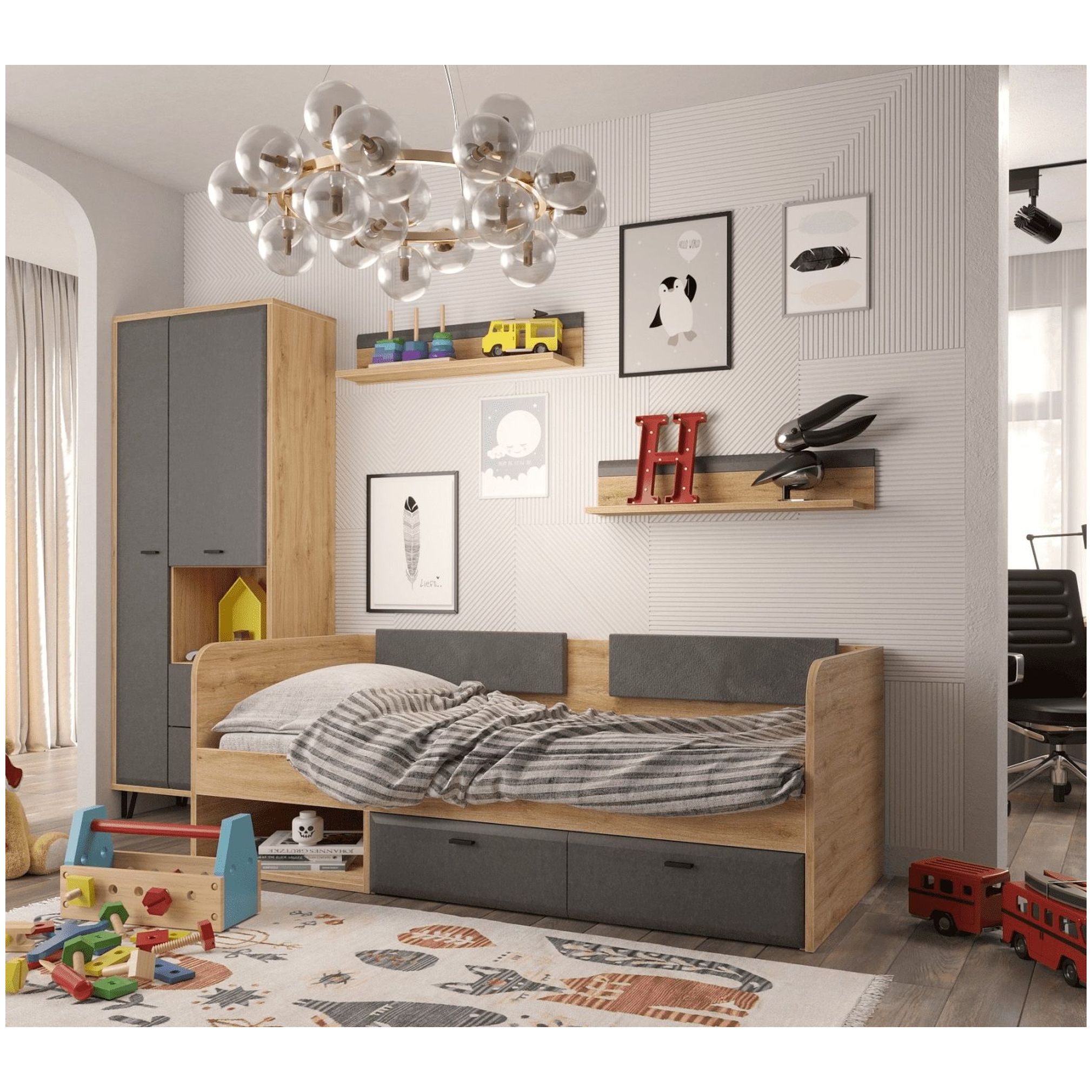 Картинка Грейс кровать LOZ90 интернет-магазин мебели FreeTime