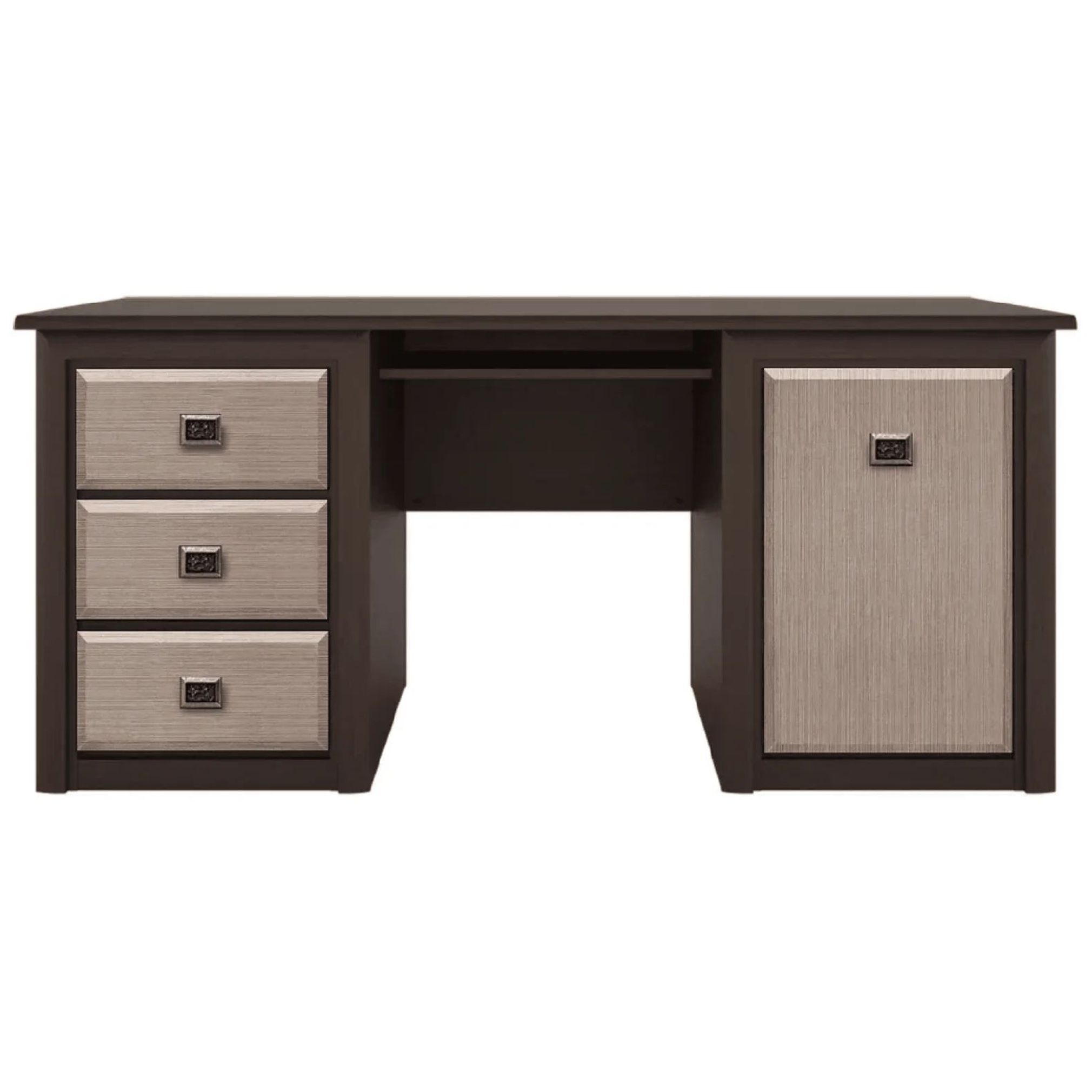 Картинка Коен стол письменный BIU/170 (Венге/Штрокс) интернет-магазин мебели FreeTime