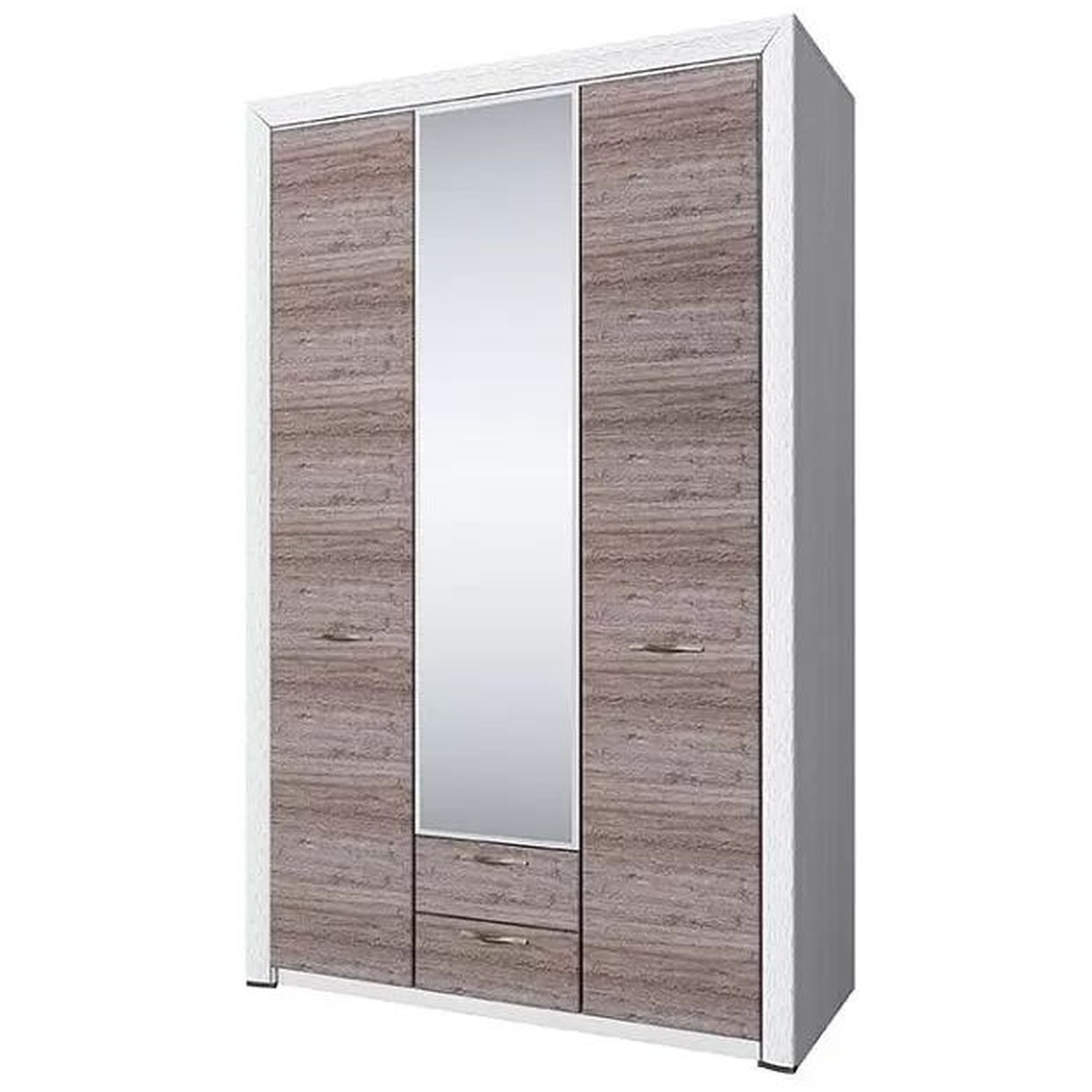 Картинка Оливия Шкаф 3D2S с зеркалом интернет-магазин мебели FreeTime