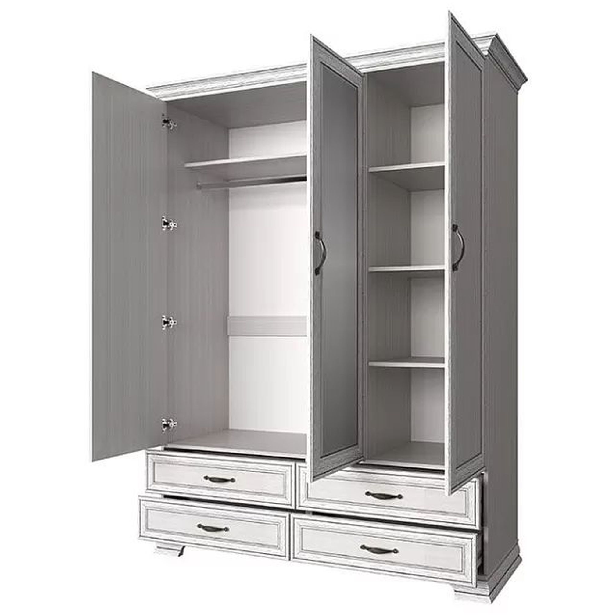 Картинка Тиффани Шкаф  с зеркалом 3D4S Z интернет-магазин мебели FreeTime