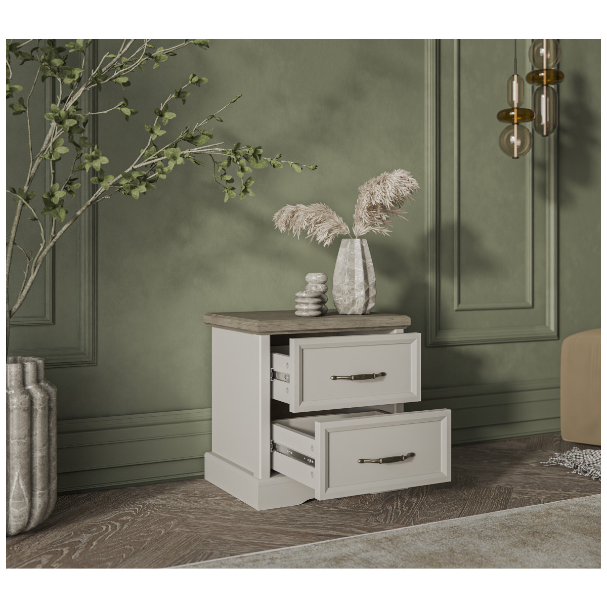 Картинка Тоскана Тумба прикроватная 2S интернет-магазин мебели FreeTime