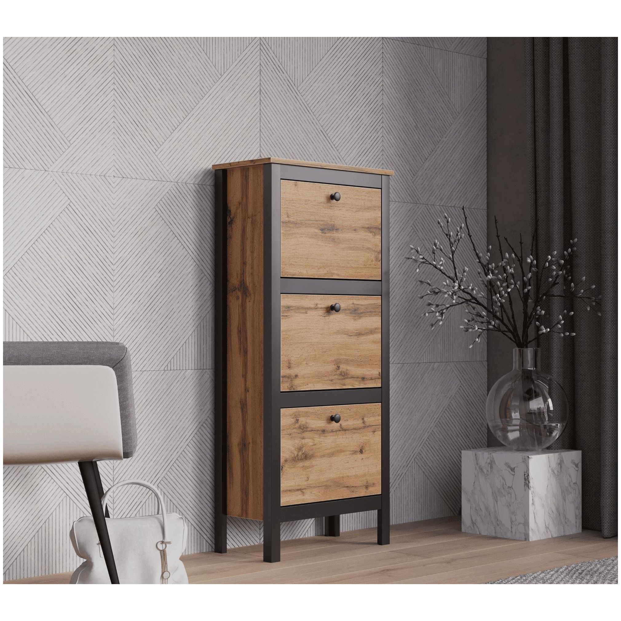 Картинка Лофт тумба SFB3B/50 интернет-магазин мебели FreeTime