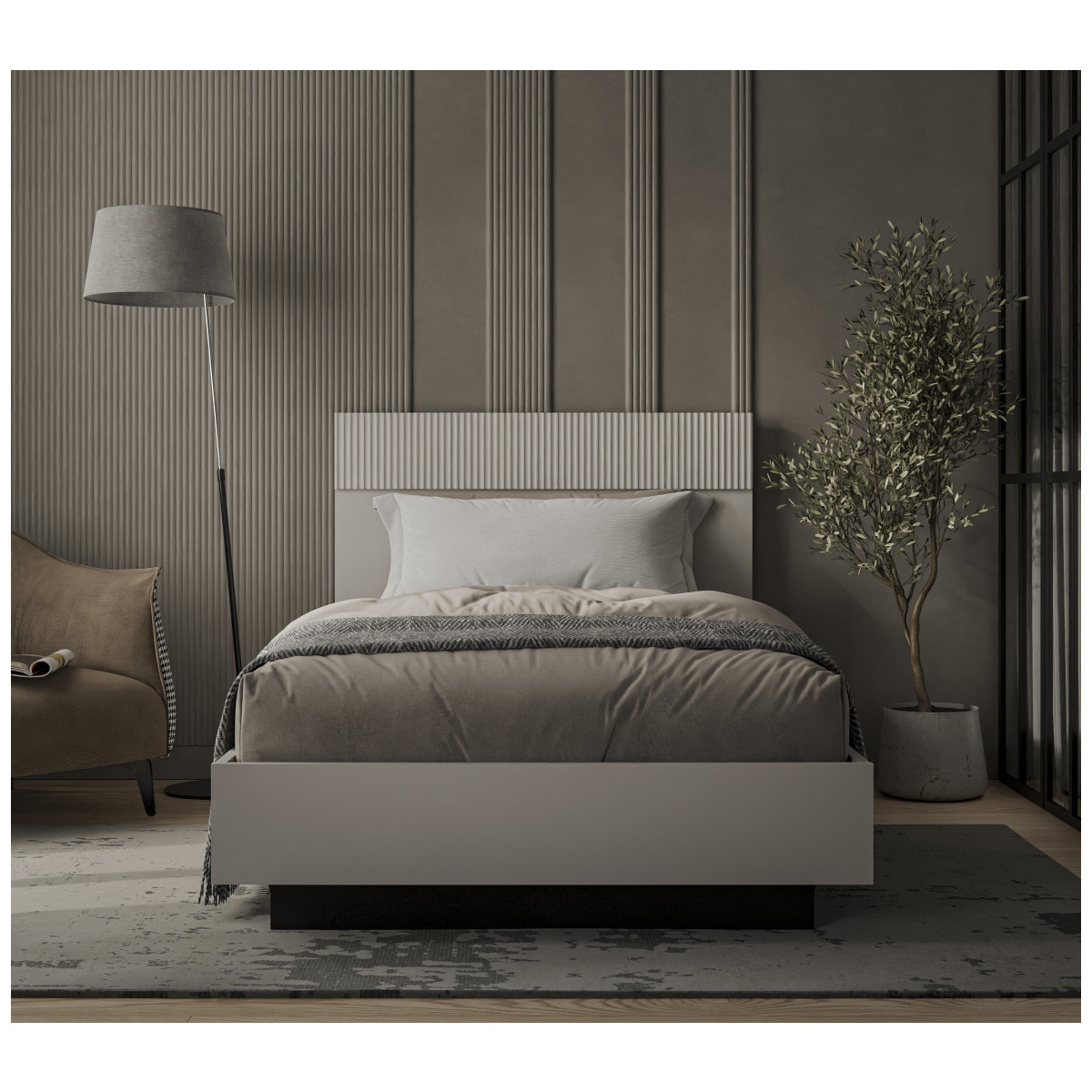 Картинка Винати Кровать 120 с подъемником интернет-магазин мебели FreeTime