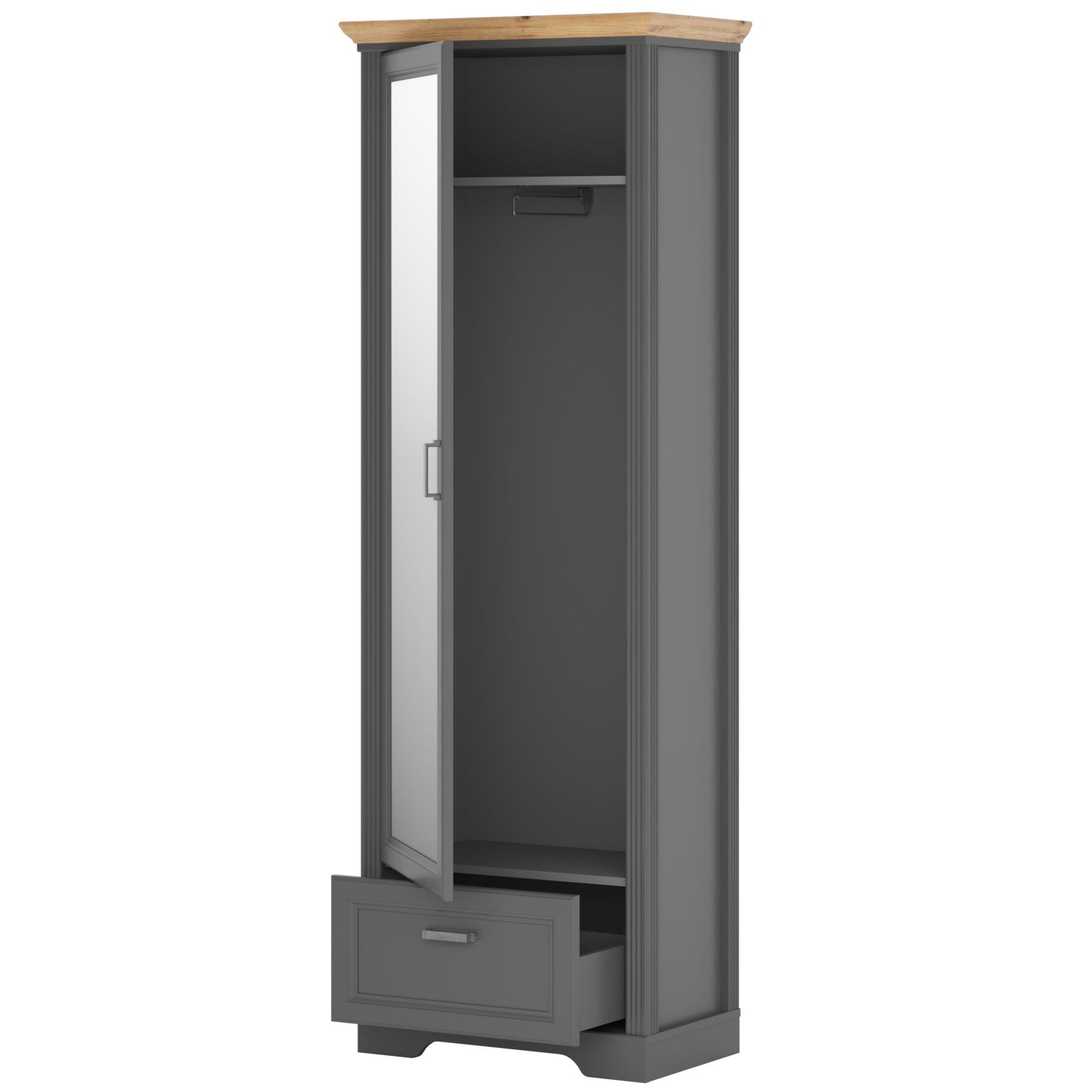 Картинка Жасмин шкаф с зеркалом SZF1L1S интернет-магазин мебели FreeTime