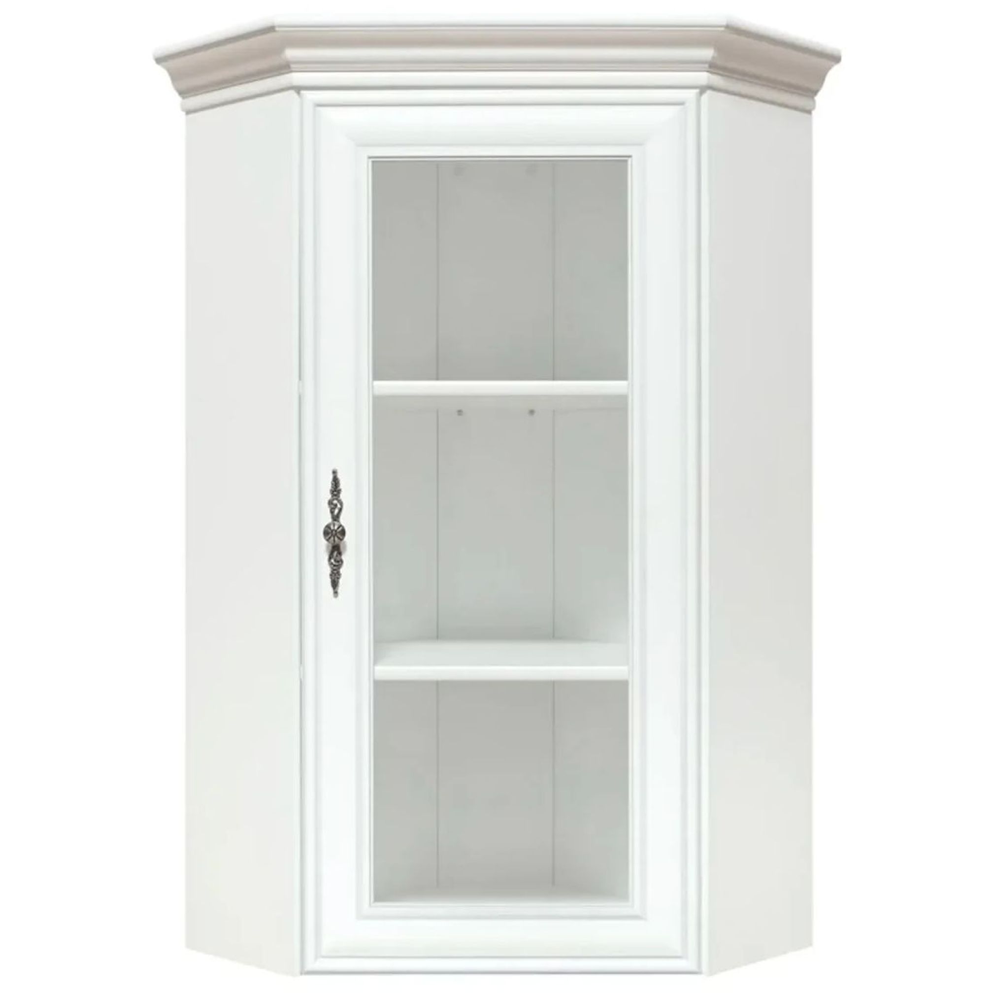 Картинка Кентаки надставка на угловую тумбу NADN1W (Белый) интернет-магазин мебели FreeTime