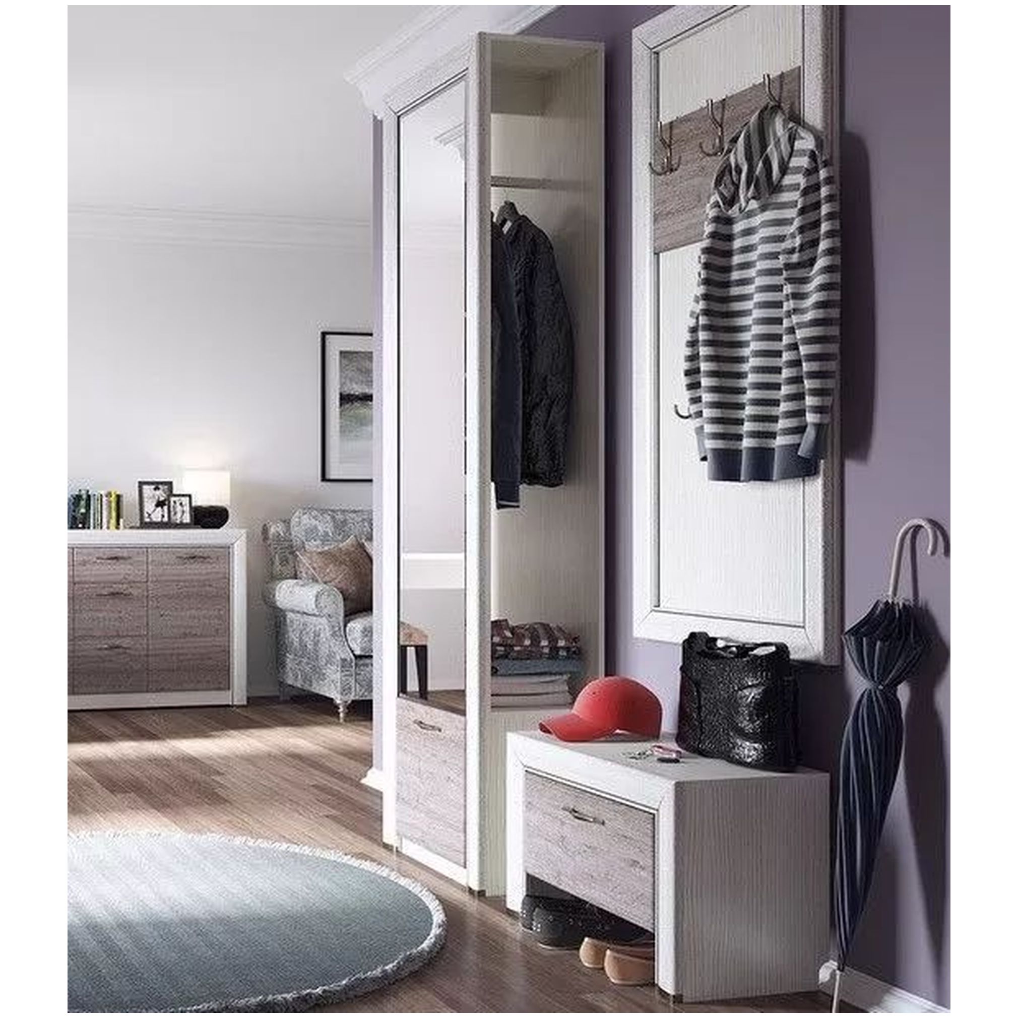 Картинка Оливия Шкаф 1DZ интернет-магазин мебели FreeTime