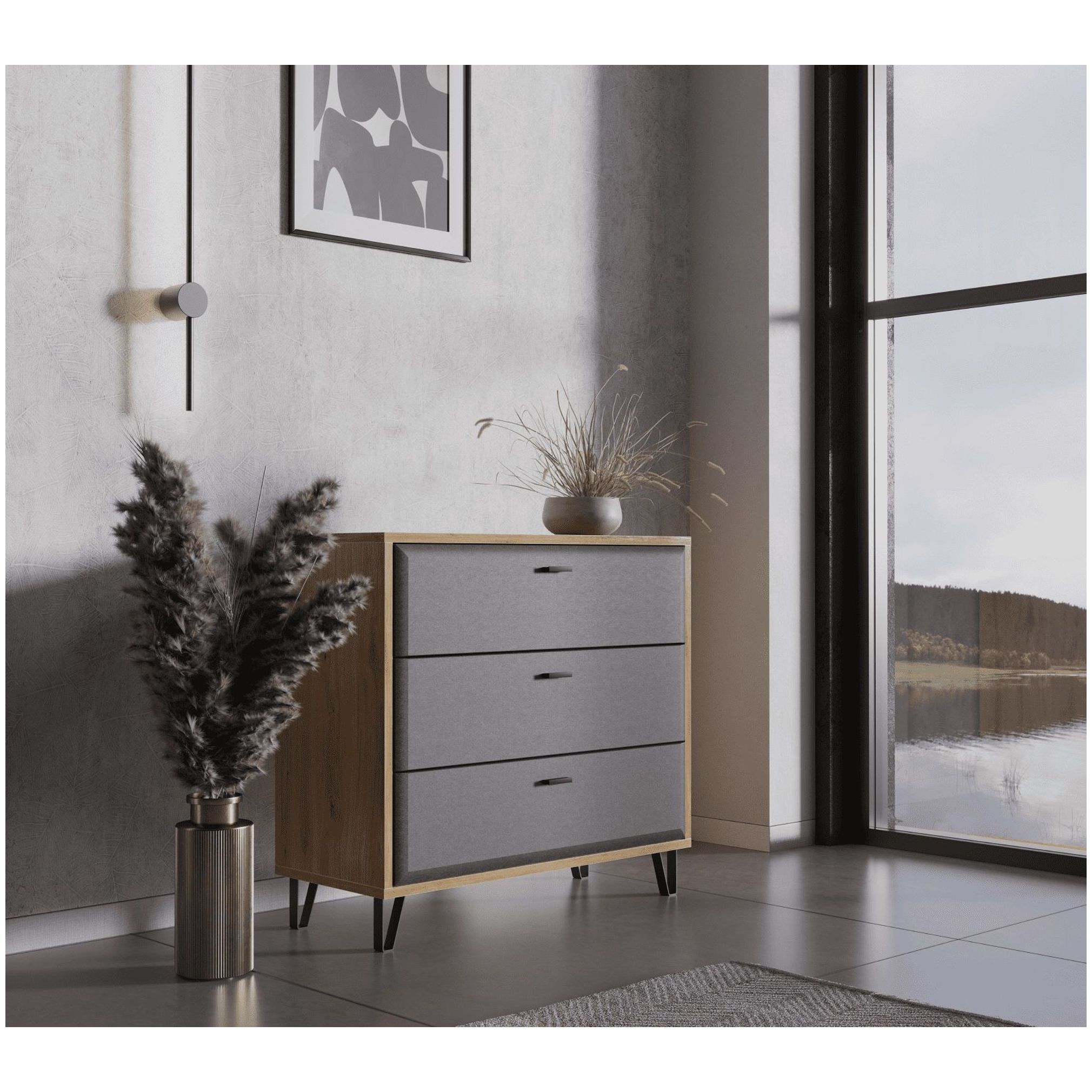 Картинка Грейс комод KOM3S интернет-магазин мебели FreeTime