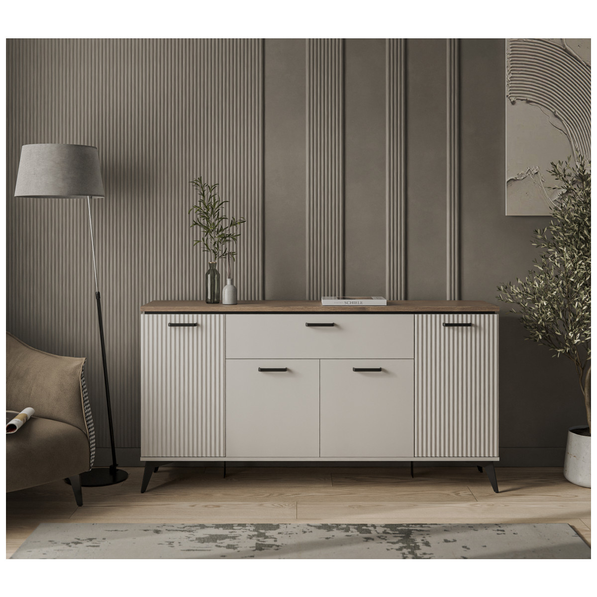 Картинка Винати Тумба 4D1S интернет-магазин мебели FreeTime