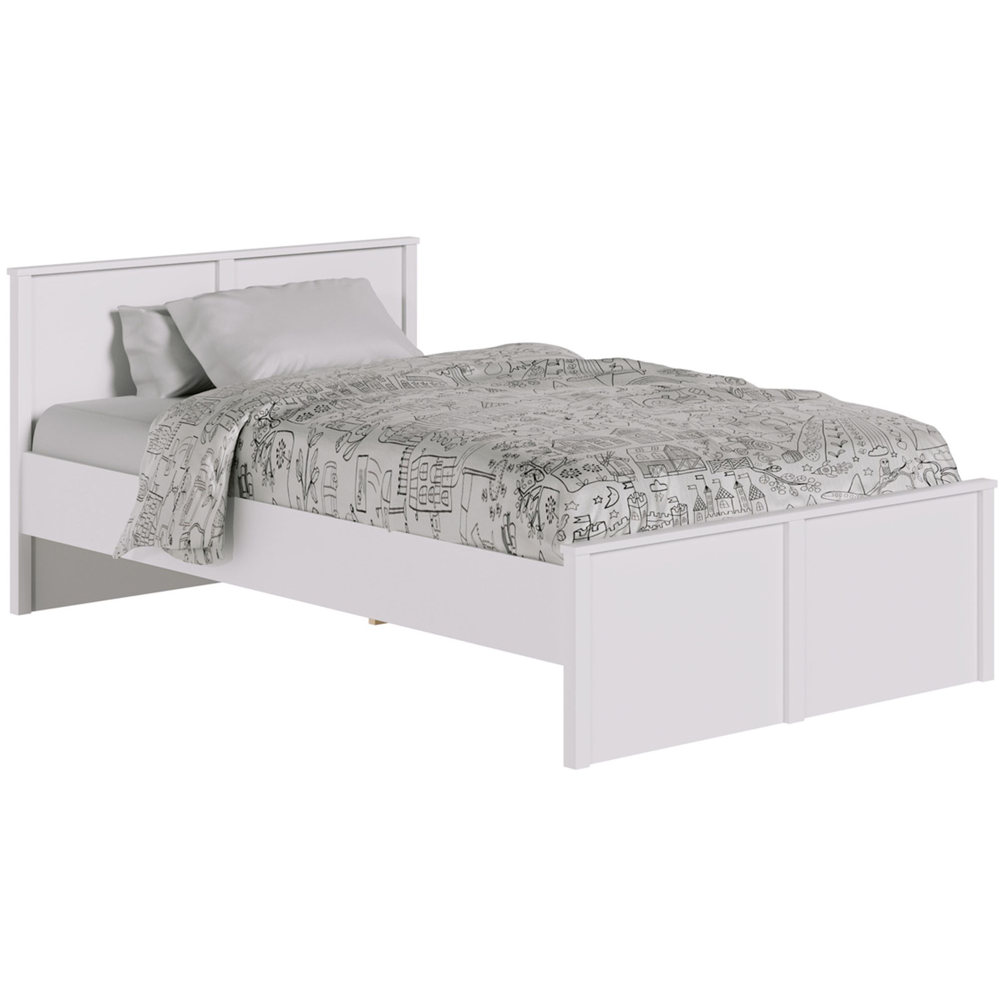 Картинка Ева кровать LOZ120*200 интернет-магазин мебели FreeTime