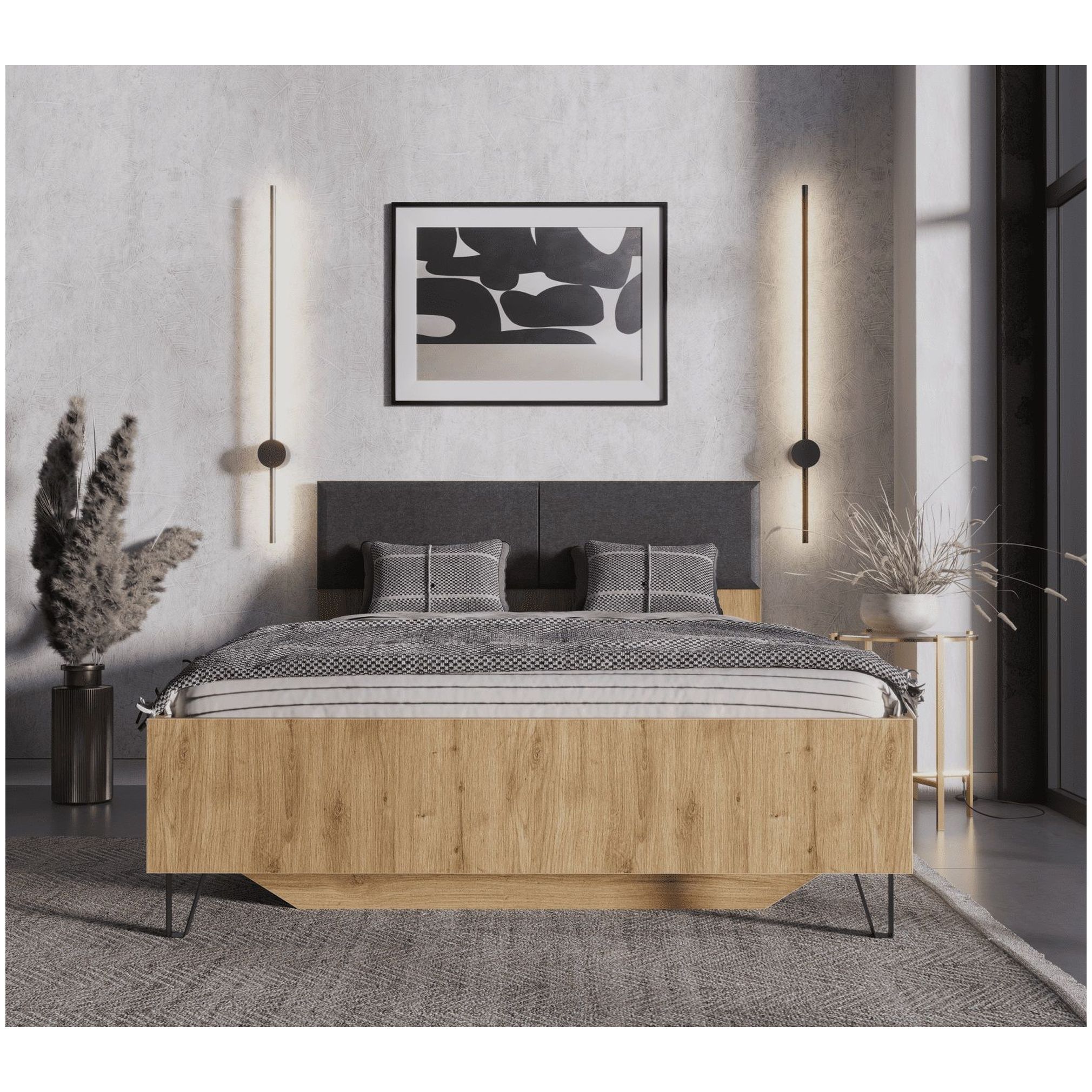 Картинка Грейс кровать LOZ120х200 интернет-магазин мебели FreeTime