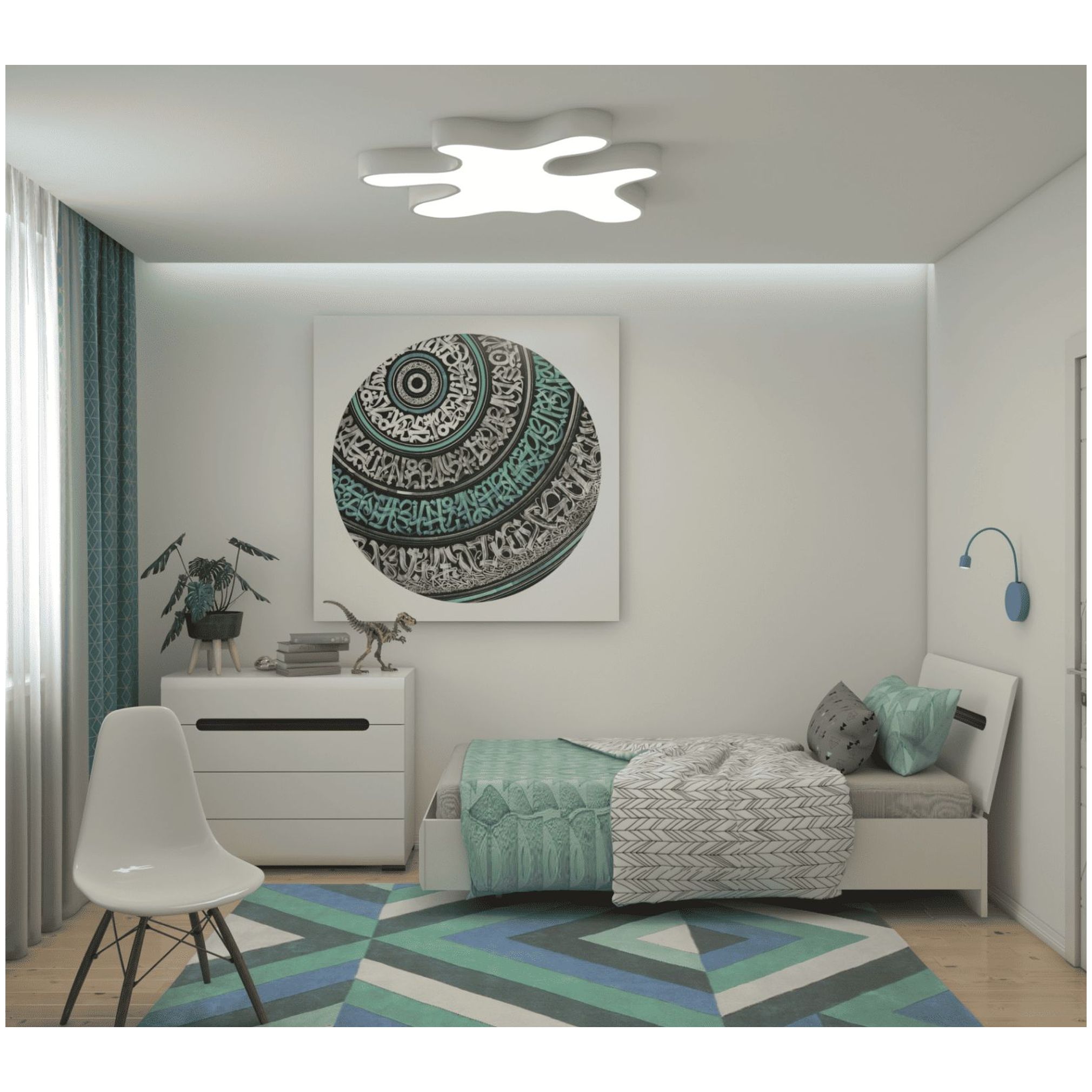 Картинка Ацтека кровать LOZ90x200 интернет-магазин мебели FreeTime