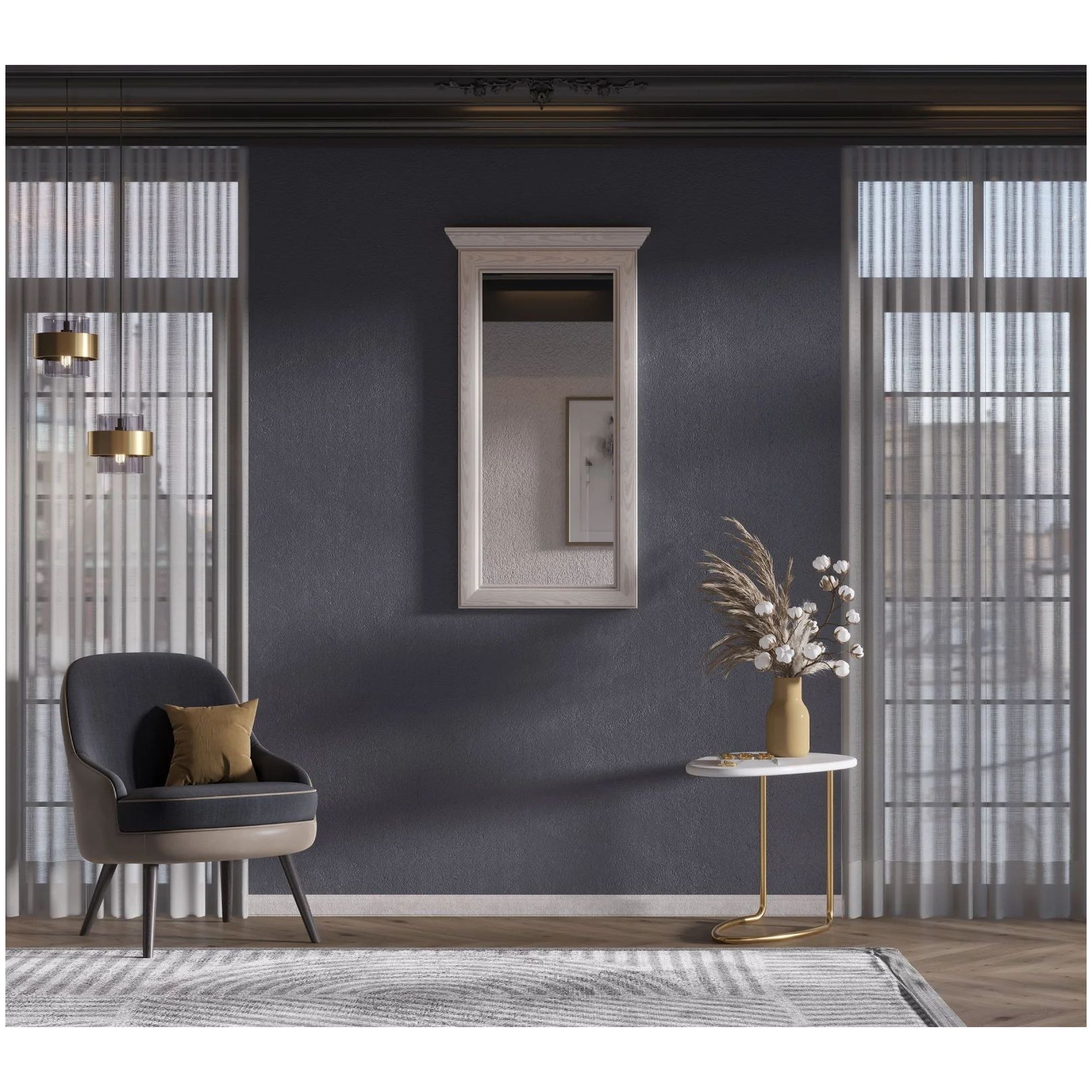 Картинка Стилиус зеркало LUS50 интернет-магазин мебели FreeTime