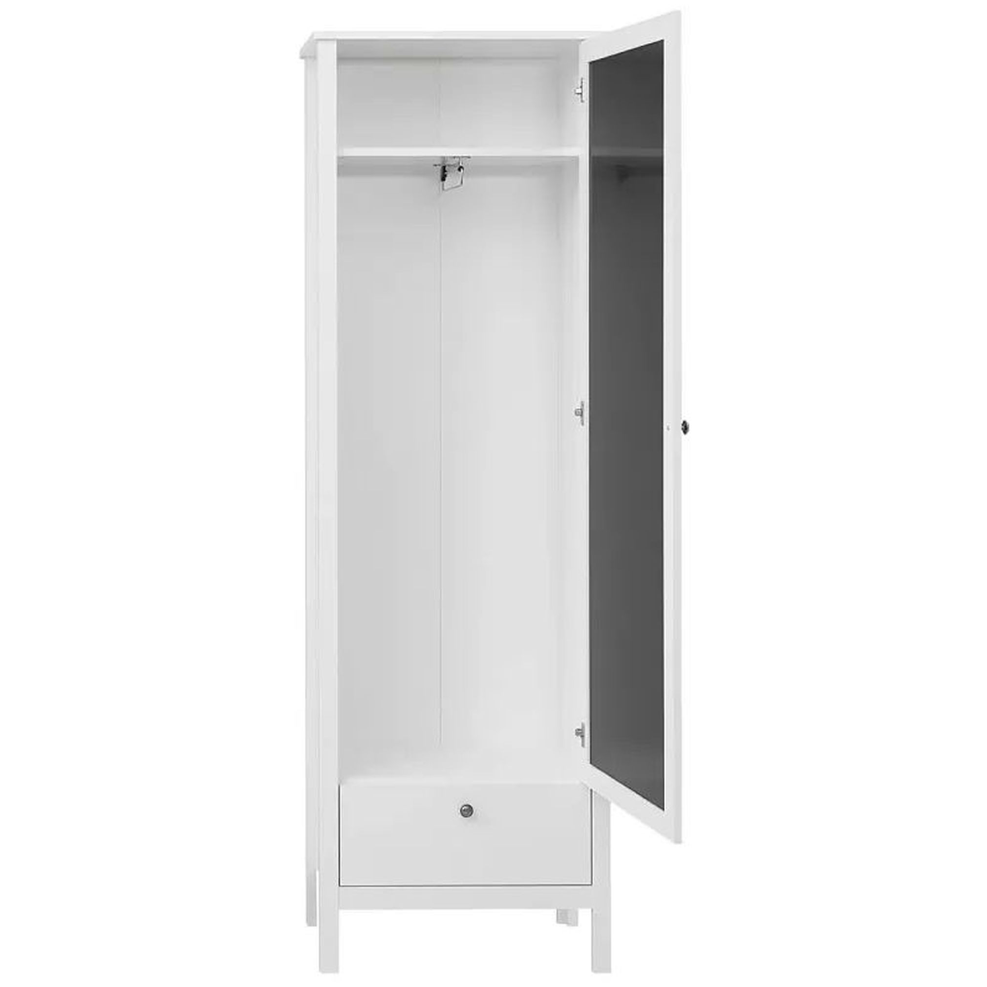 Картинка Ева шкаф с зеркалом SZF1W1S/60 интернет-магазин мебели FreeTime