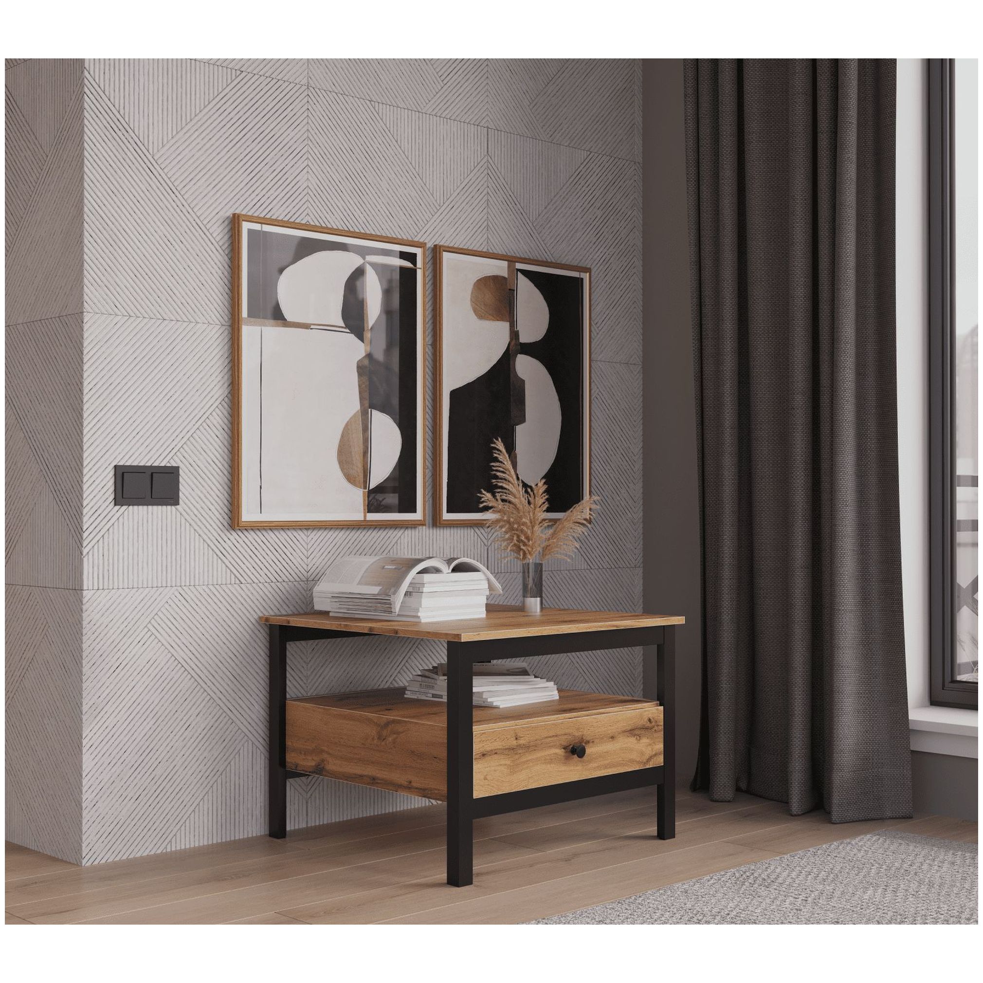 Картинка Лофт стол журнальный LAW интернет-магазин мебели FreeTime