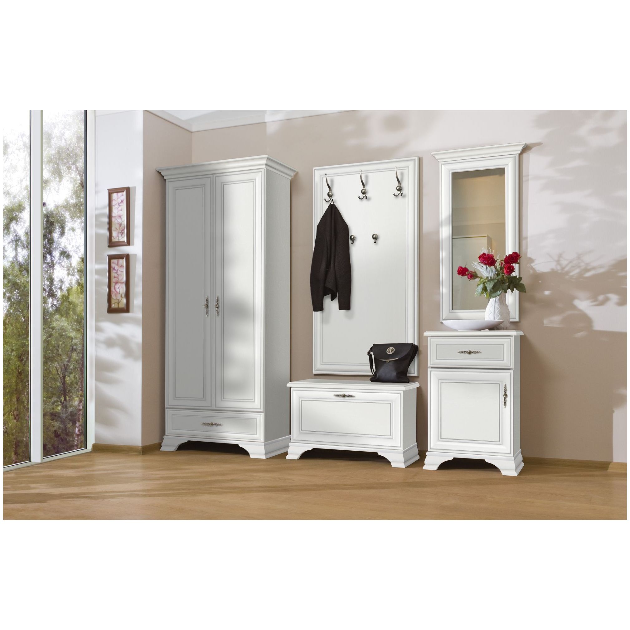 Картинка Кентаки вешалка S320-WIE/75 (Белый) интернет-магазин мебели FreeTime