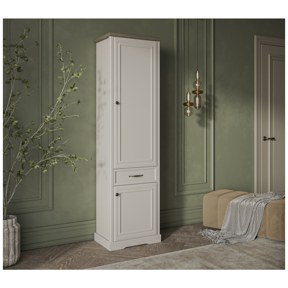 Картинка Тоскана Шкаф 2D1S интернет-магазин мебели FreeTime