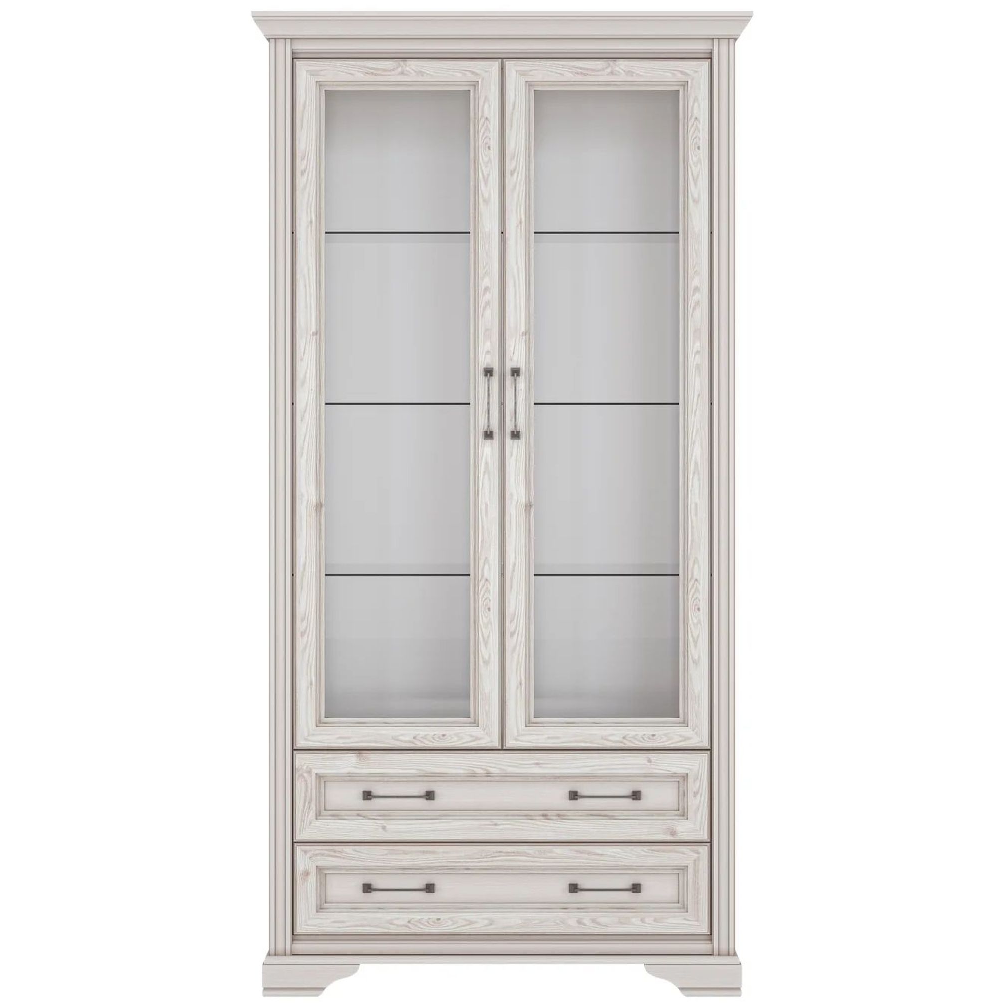 Картинка Стилиус шкаф-витрина REG2W2S интернет-магазин мебели FreeTime