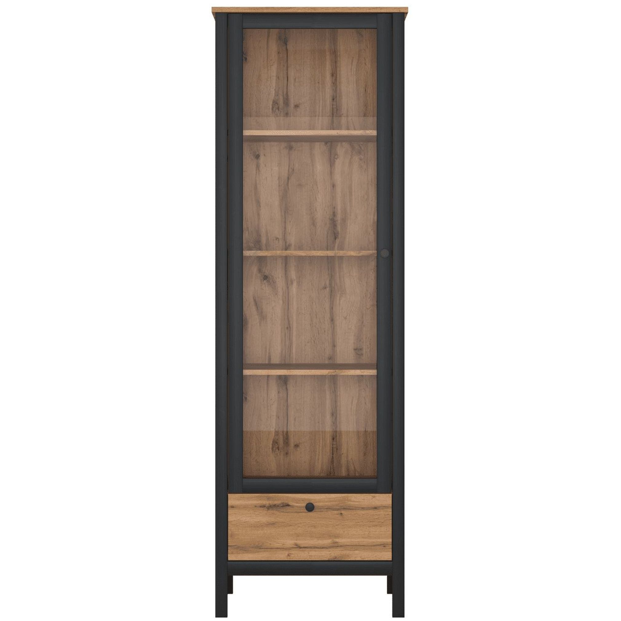 Картинка Лофт шкаф-витрина REG1W1S интернет-магазин мебели FreeTime